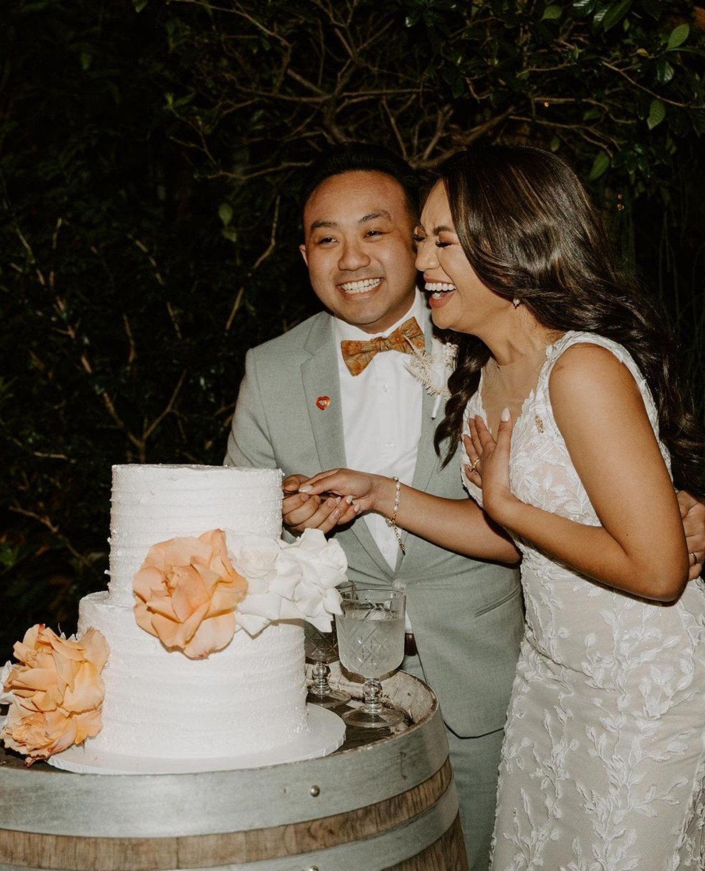 Beautiful moments captured by @storytellersweddingco of bride Xandria wearing her #WA22562 gown on her special day. 🥰