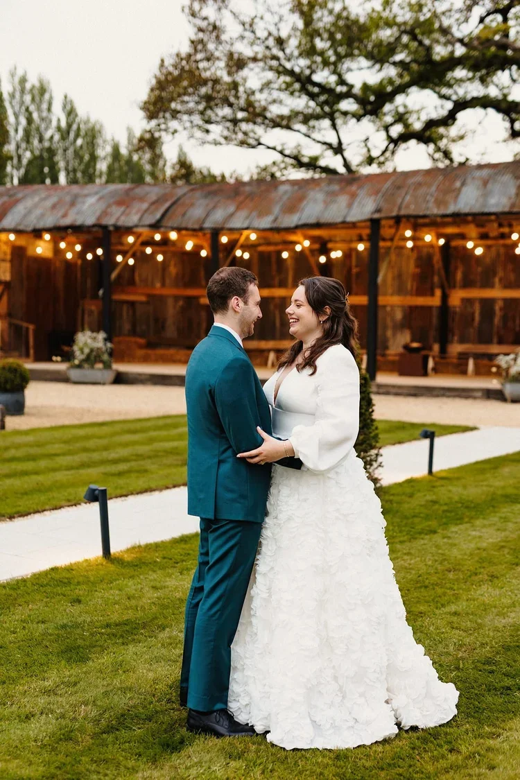 Bride and Groom Dutch Barn