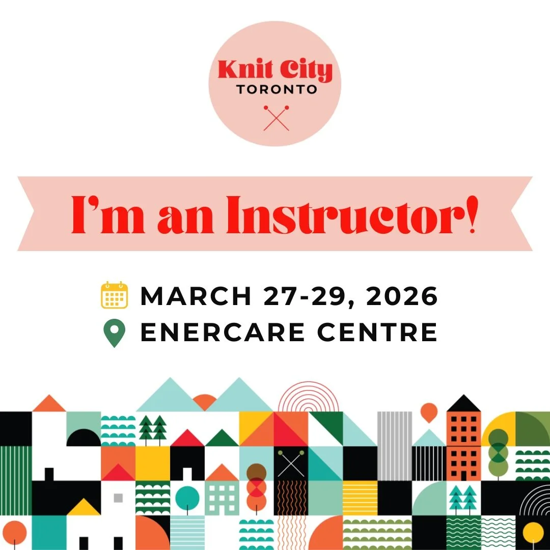 I have exciting news to share: I&rsquo;m teaching @knitcitycanada Toronto 2026 🥳🤩

And I couldn&rsquo;t be more thrilled! It&rsquo;s been quite some time since I last was in Canada and I&rsquo;m so glad to be back next year! 🇨🇦

The registration 