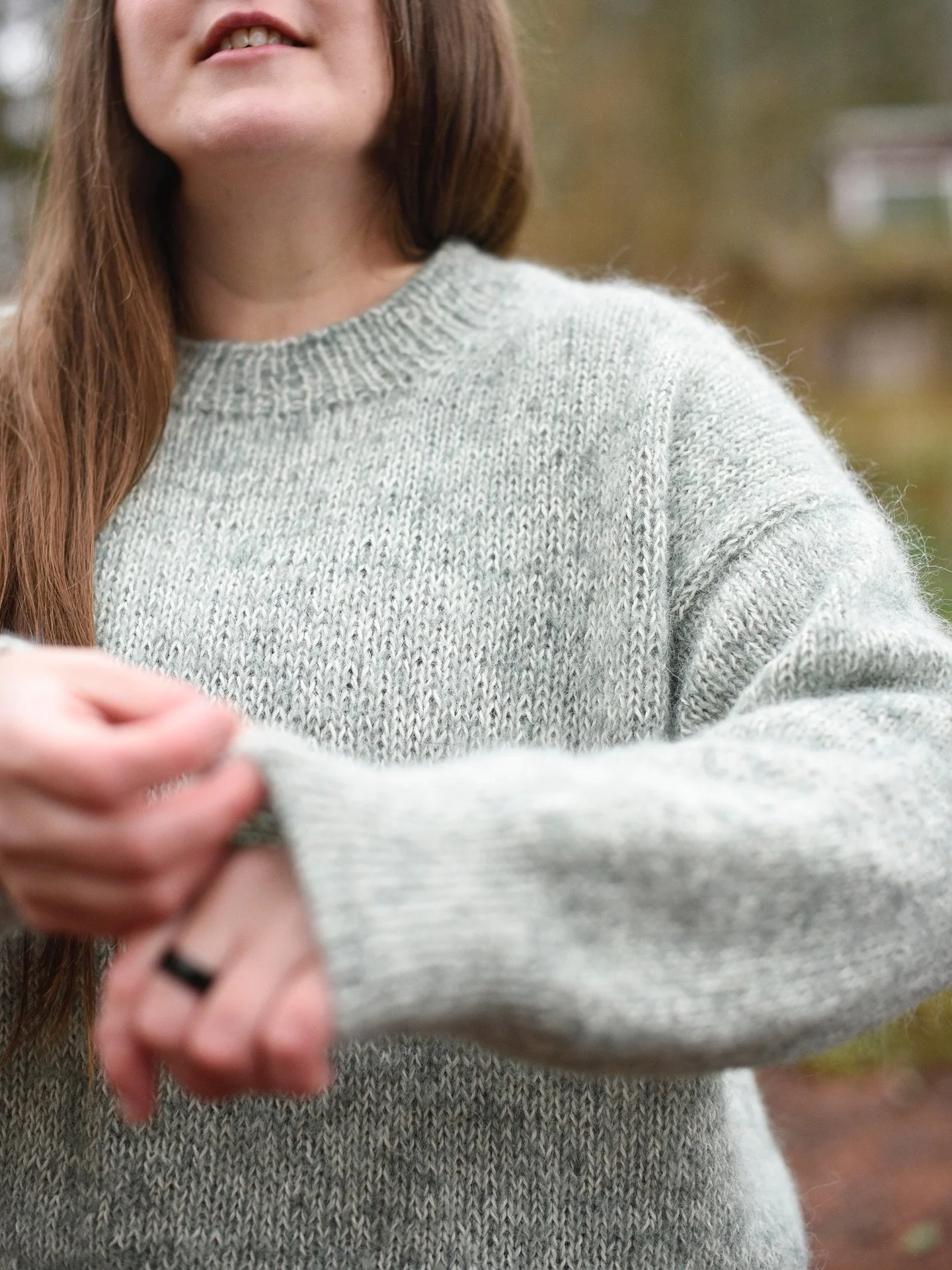 🌲 There is a story behind this sweater🌲

Last summer we were looking for something mundane in @puuilo (not sponsored), maybe it was a thermometer.

I got distracted and wondered around and found the yarn isle. Because it&rsquo;s not only grocery st