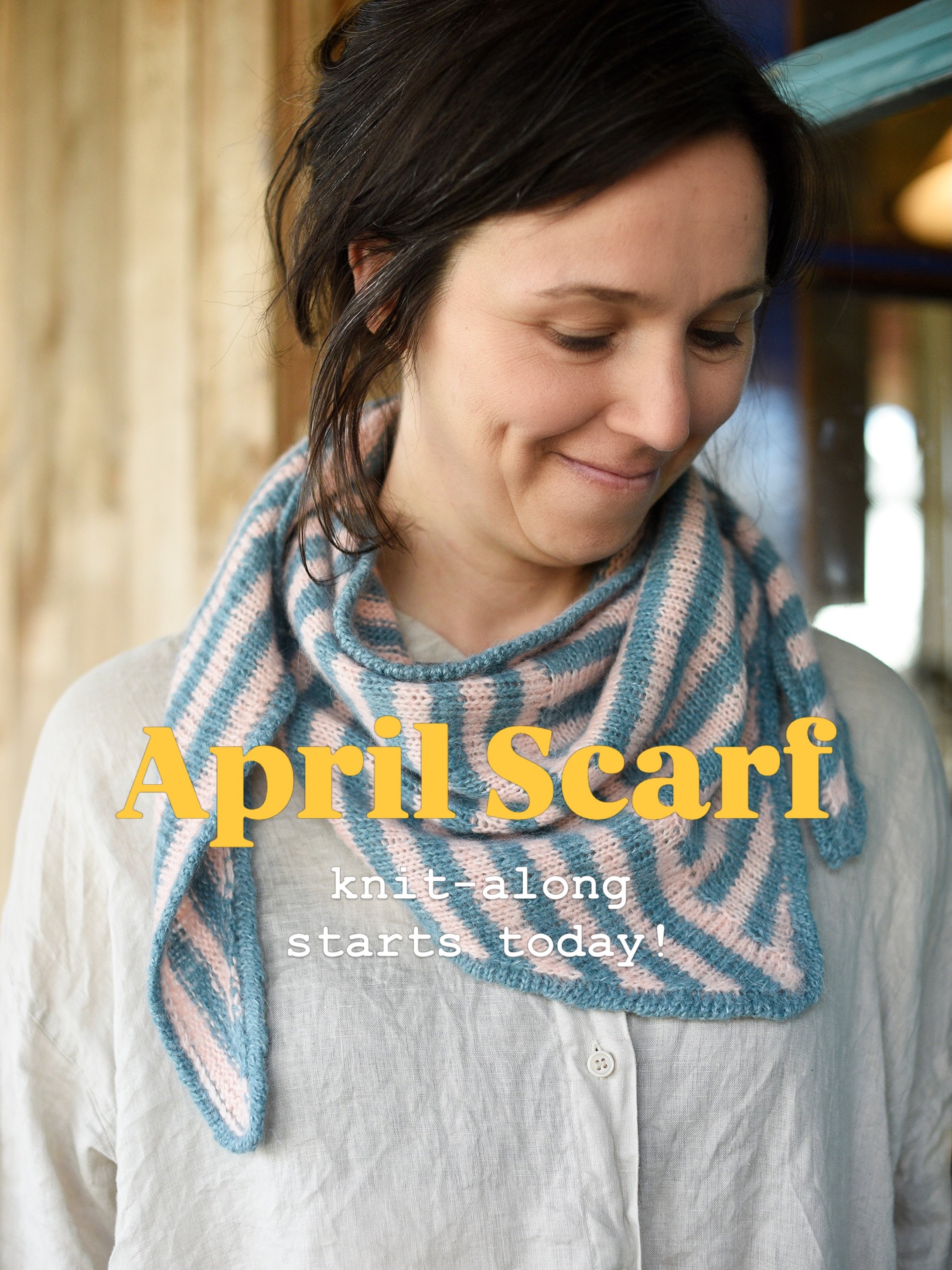 Today is the day! We&rsquo;re starting our April Scarf KAL! 🥳

I&rsquo;m winding my yarn as I&rsquo;m typing this and I&rsquo;m so looking forward to seeing all the color combinations you have chosen for this knit-along! 

Remember that today is als