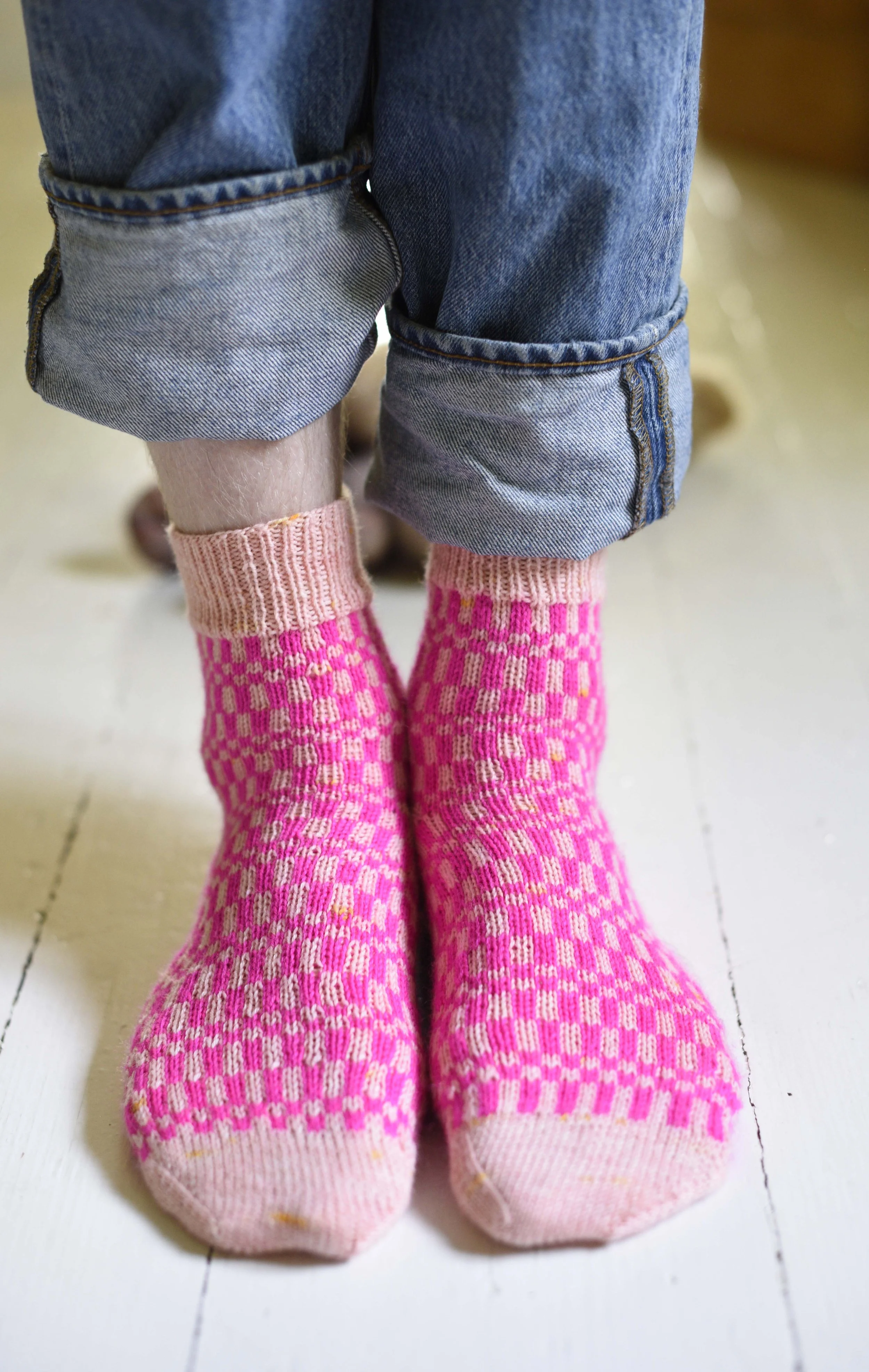 Pink Waffle Socks 11.jpg