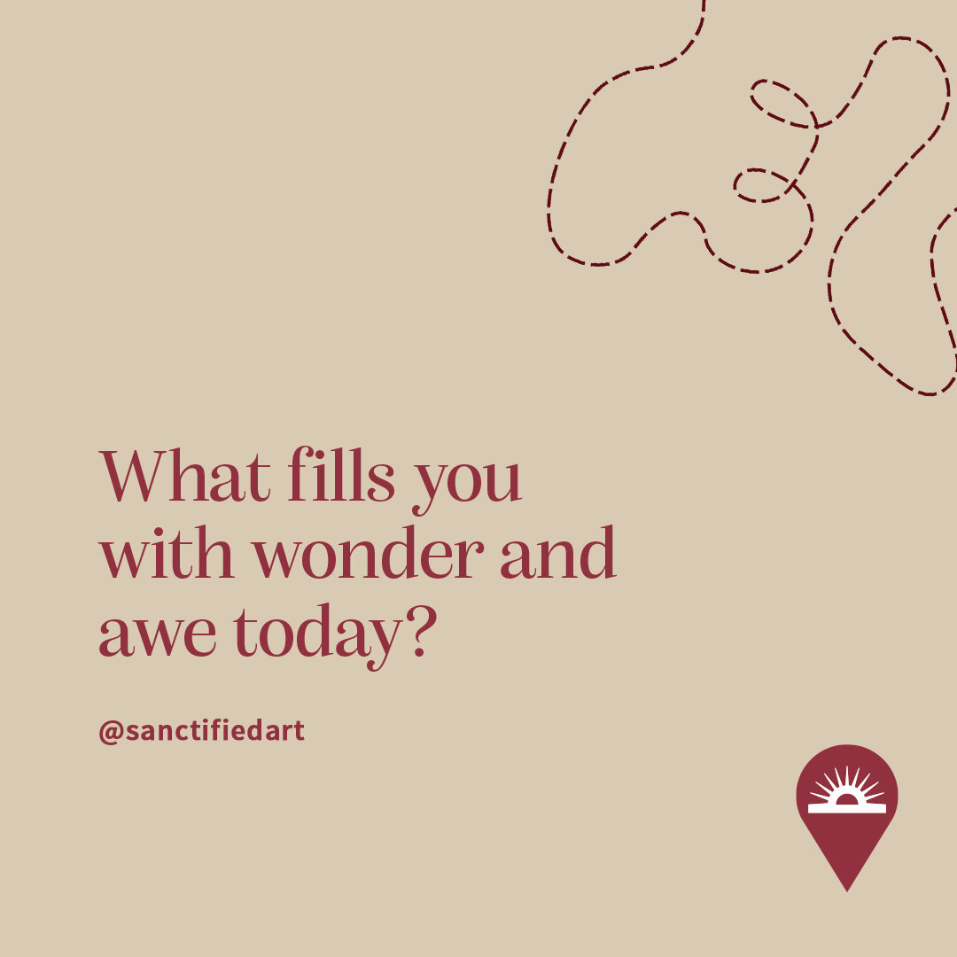 What fills you with wonder and awe today? | @sanctifiedart 
😲😲😲