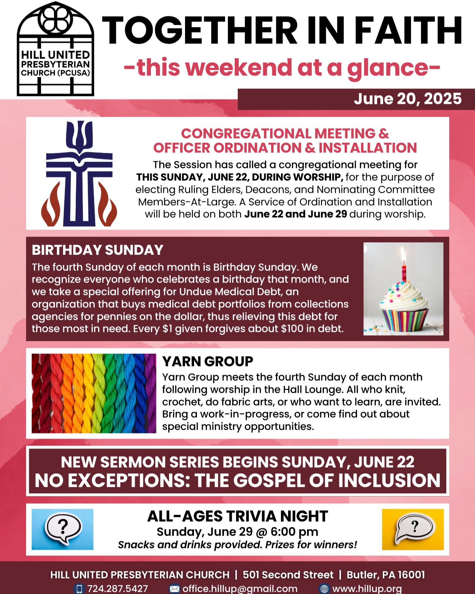 We hope to see you this weekend on the hill!