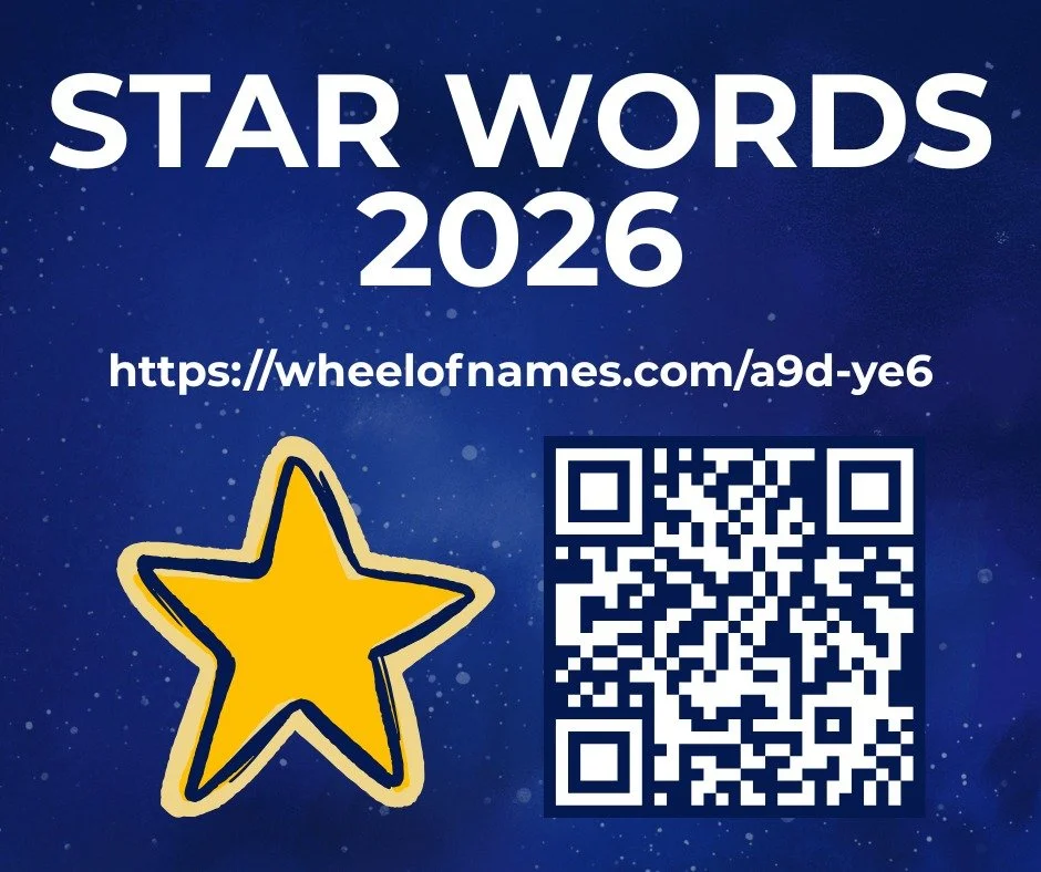 ⭐ STAR WORDS ⭐
If you weren't able to get a star in worship today, they will be available for the next few weeks, or we would be happy to mail one to you.
Can't wait? Scan the QR code to spin the wheel for yours now!
#StarWords2026 #FollowTheStar