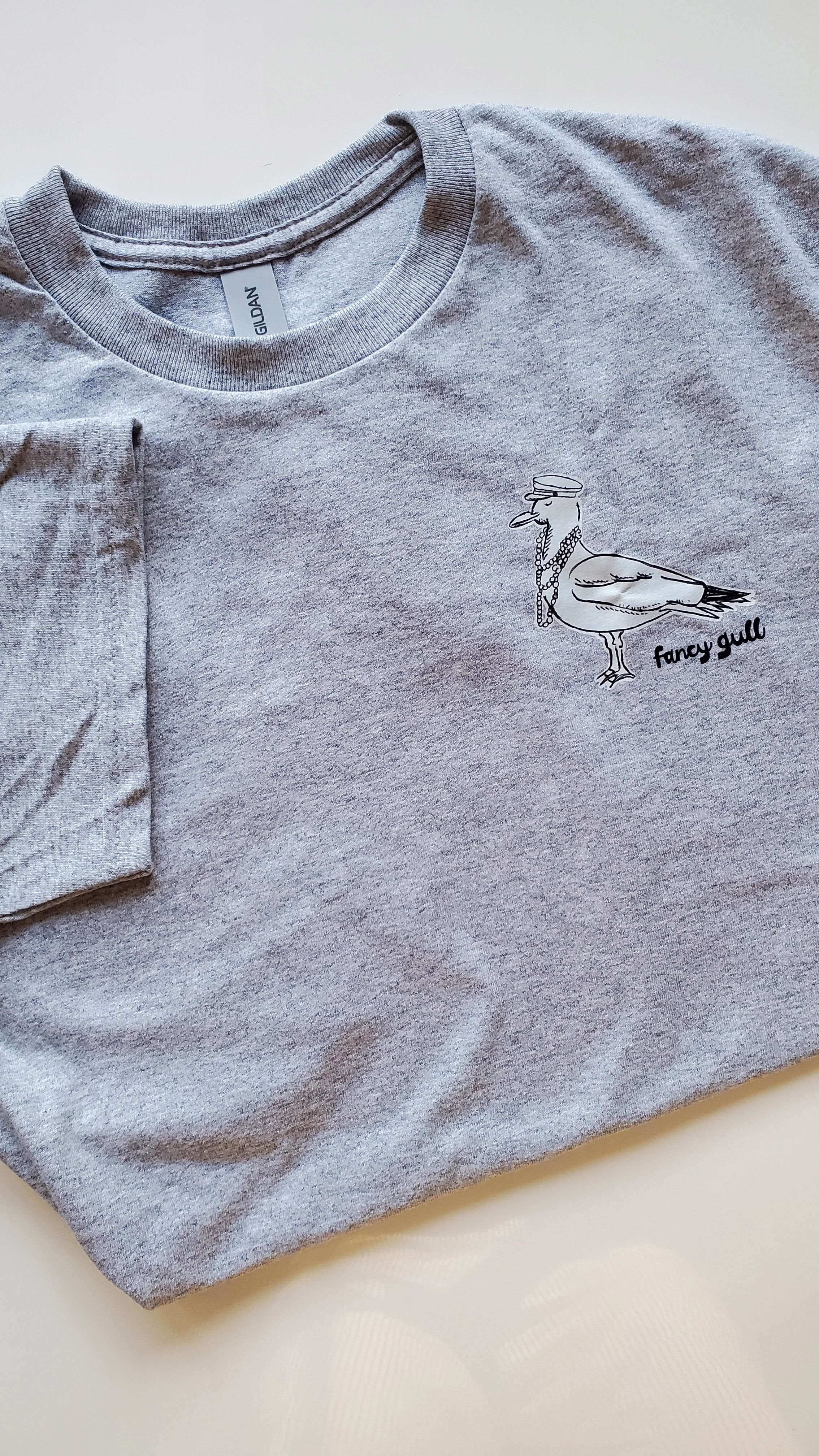 grey seagull shirt