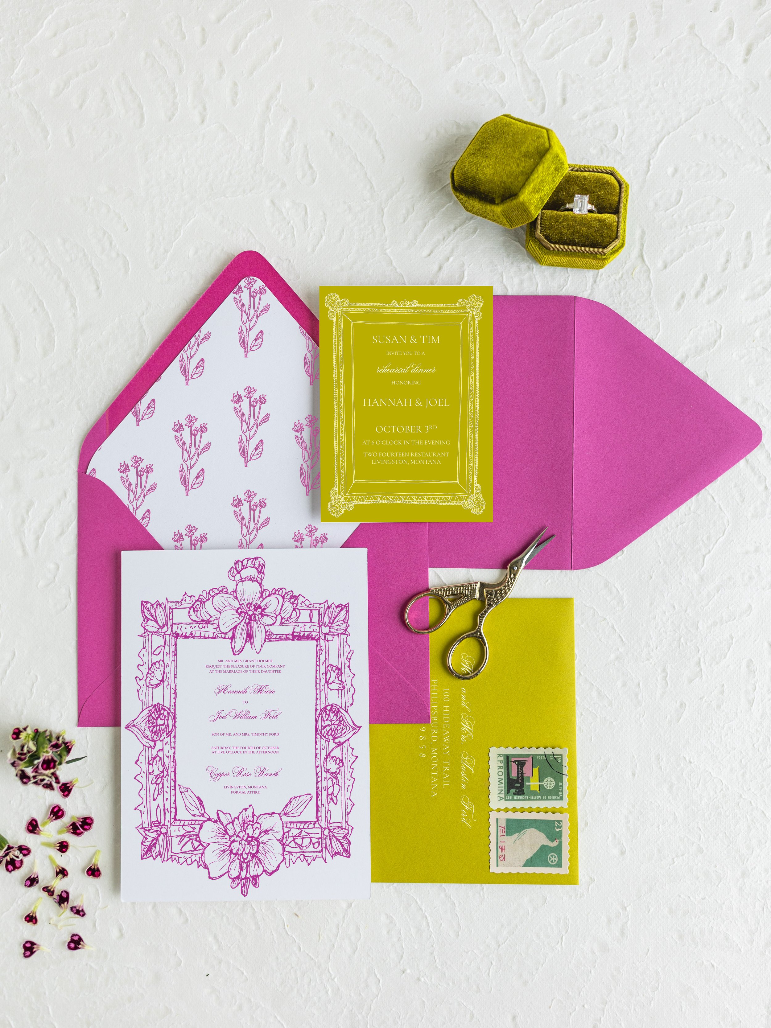 Wedding stationery