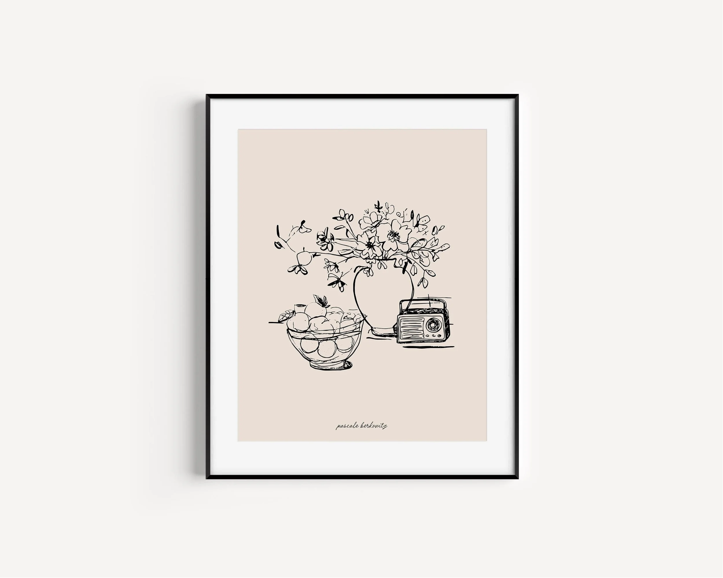 Orange bowl and radio art
