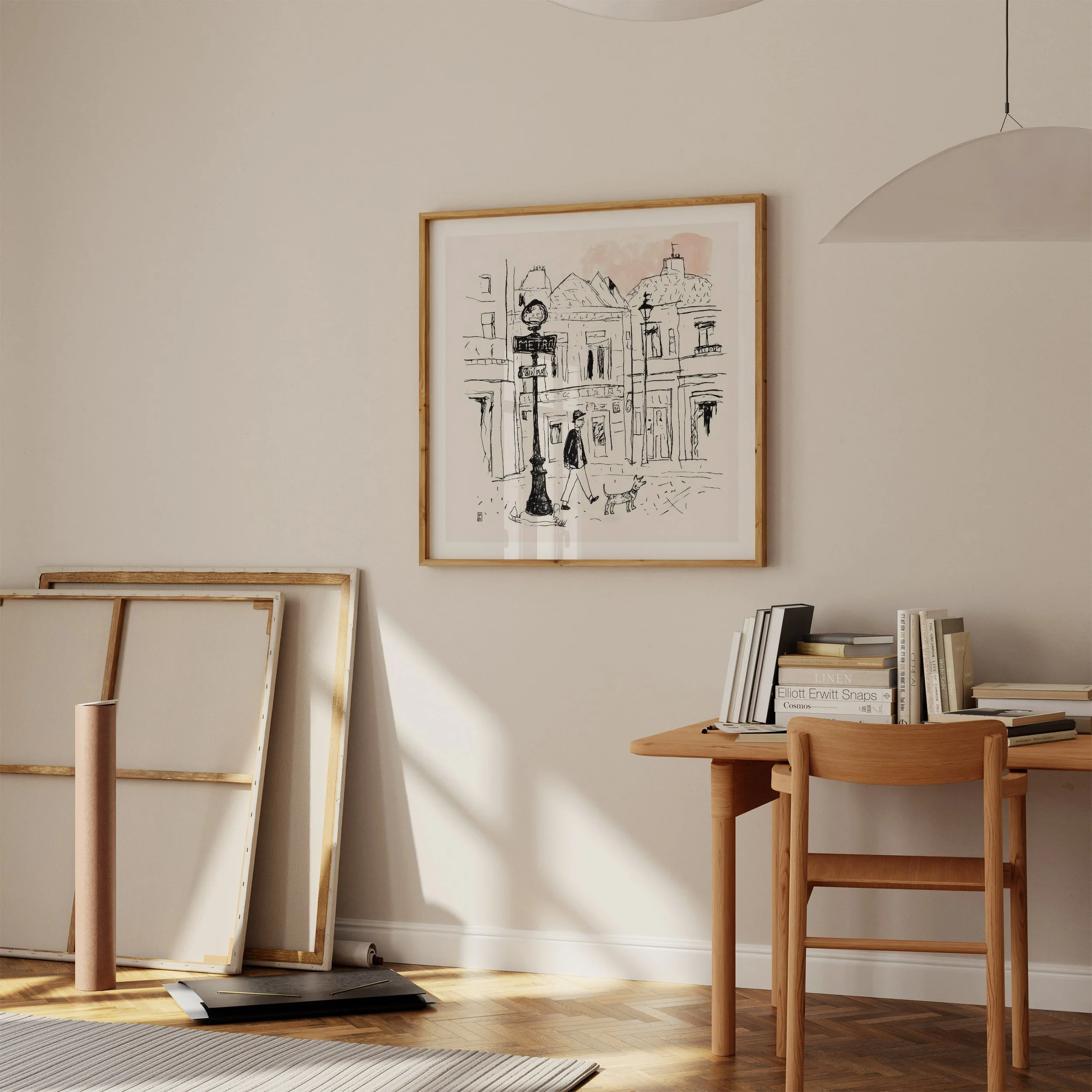 Paris architecture art print