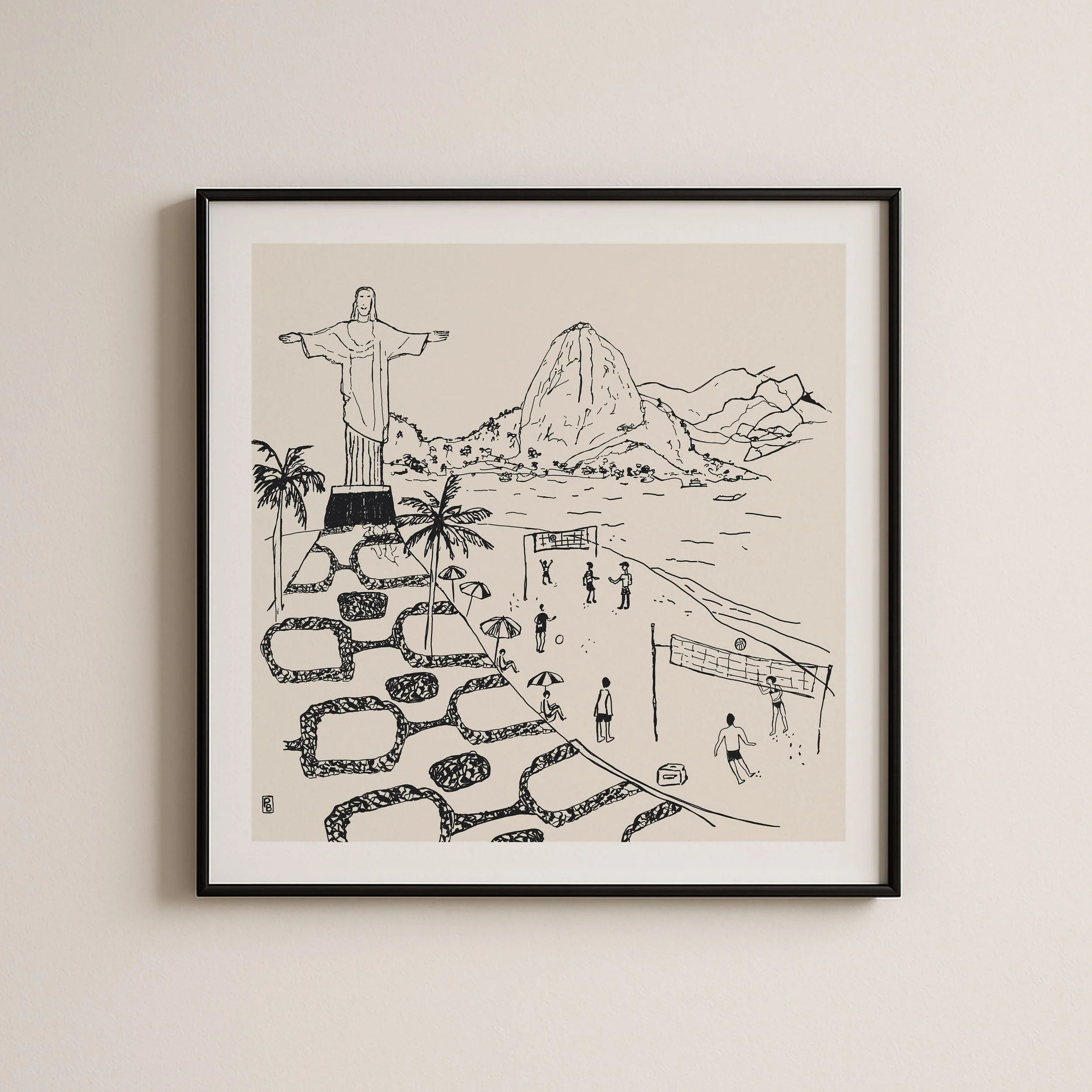 rio art poster
