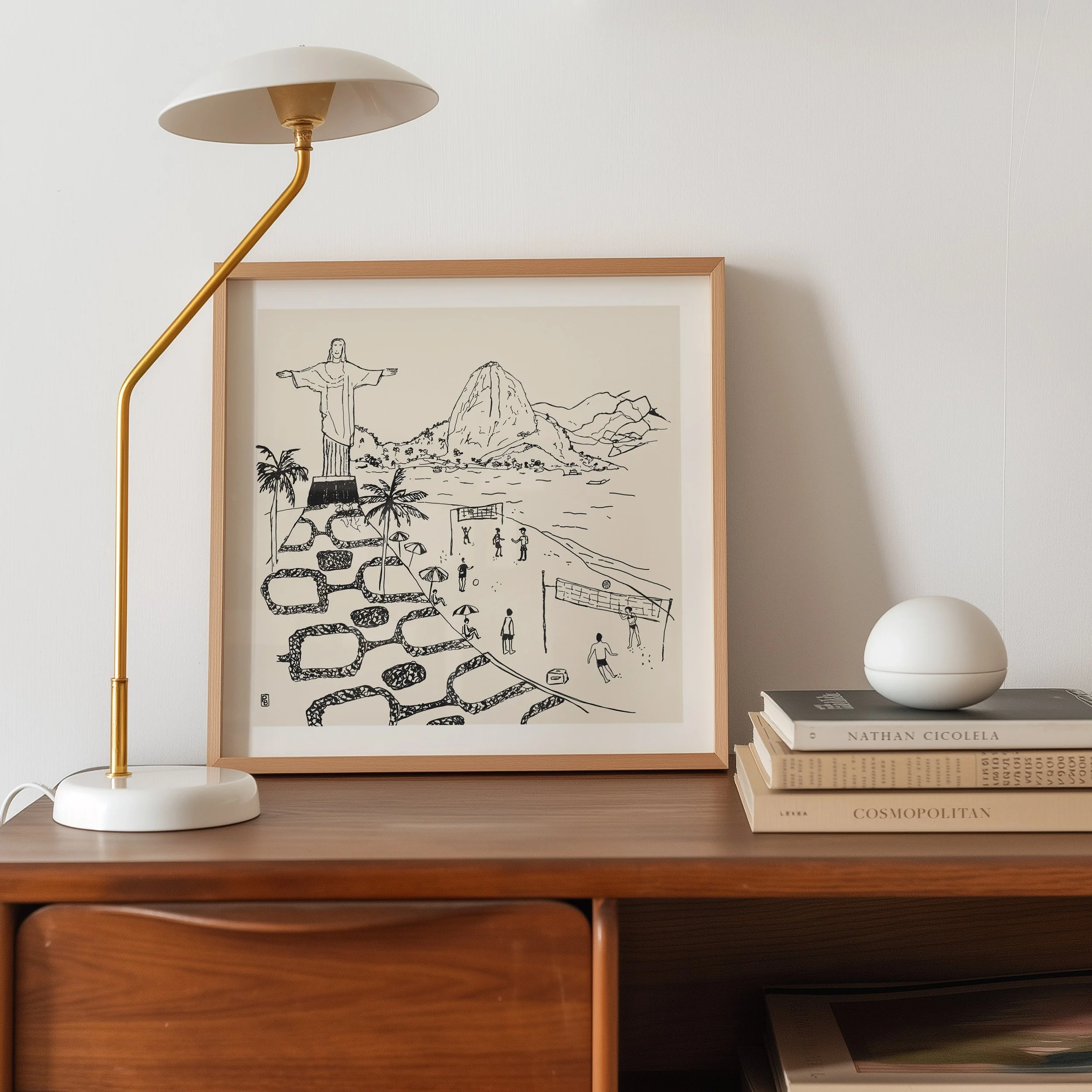 rio de janeiro art illustration