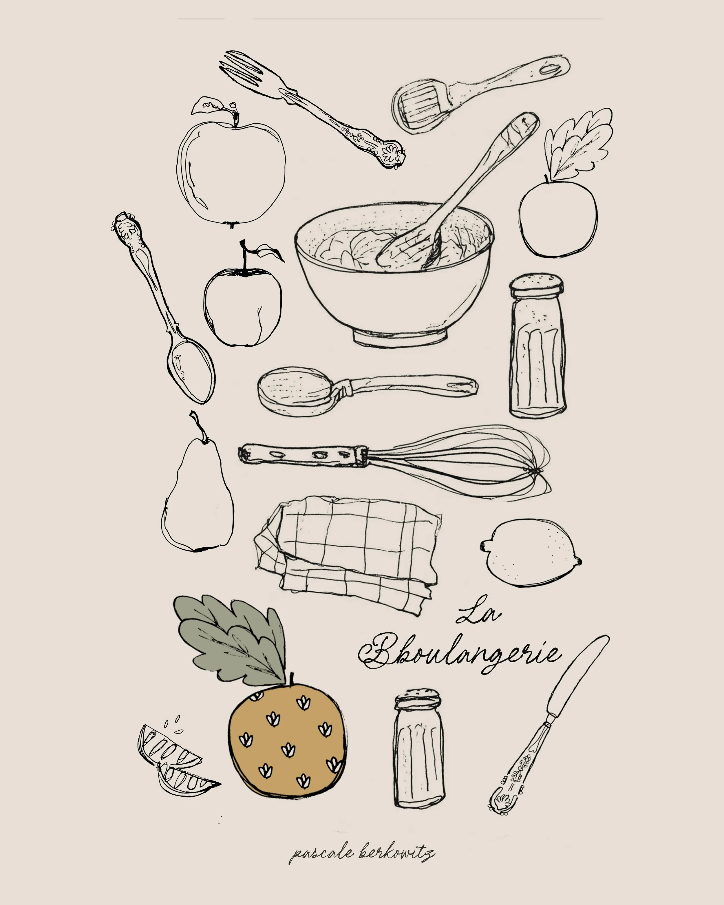 bakery art print