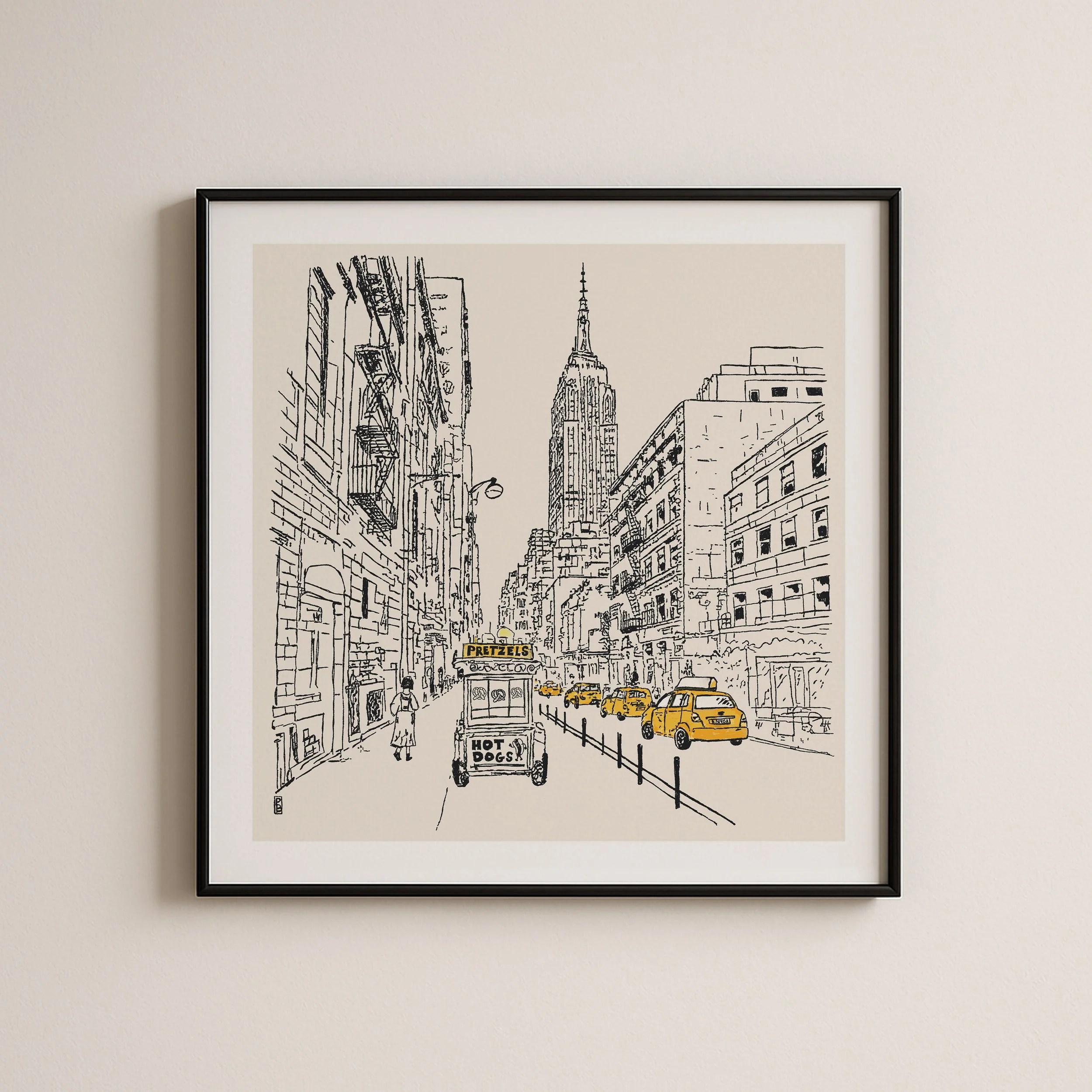 New York travel art