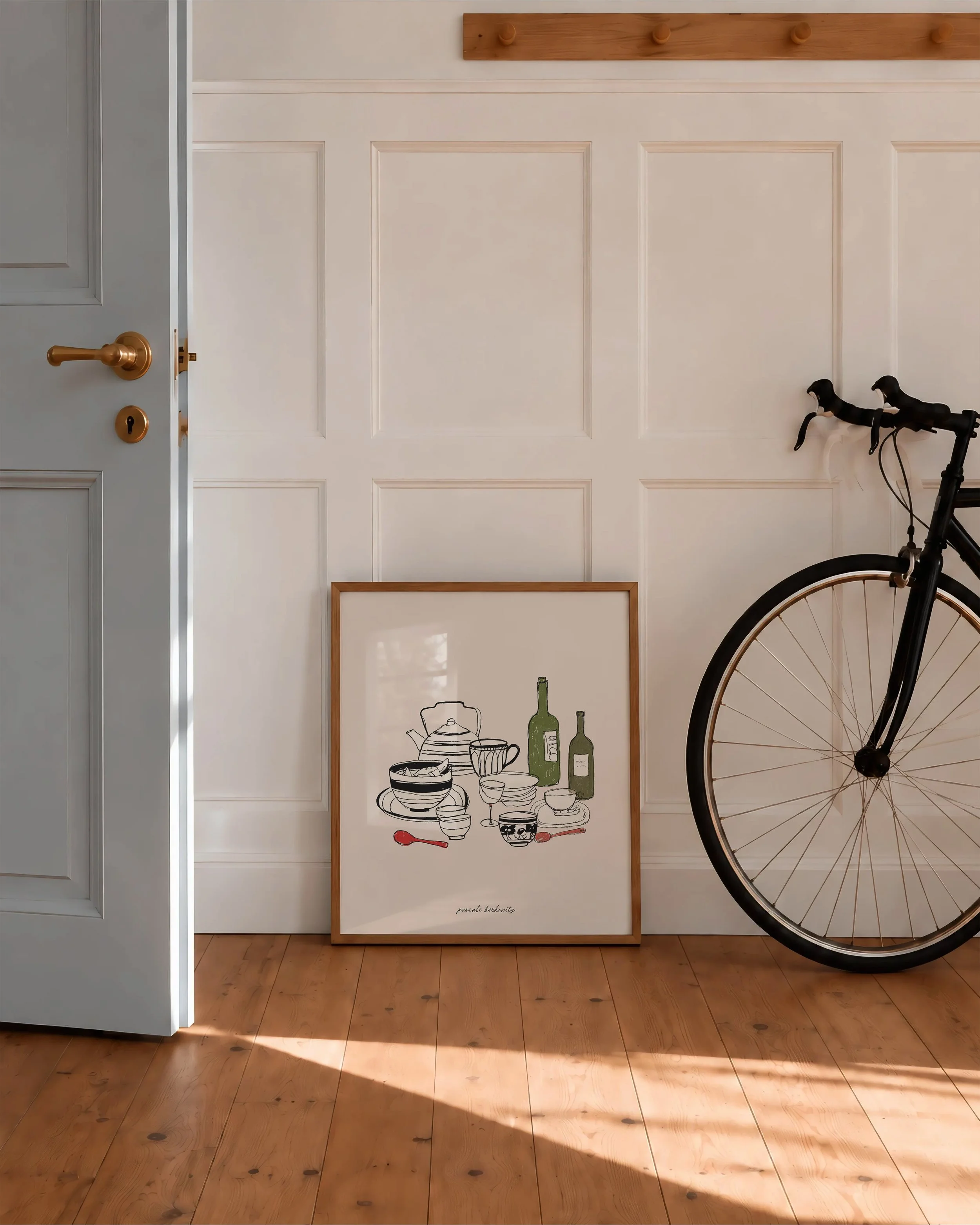 Tea and wine kitchen decor