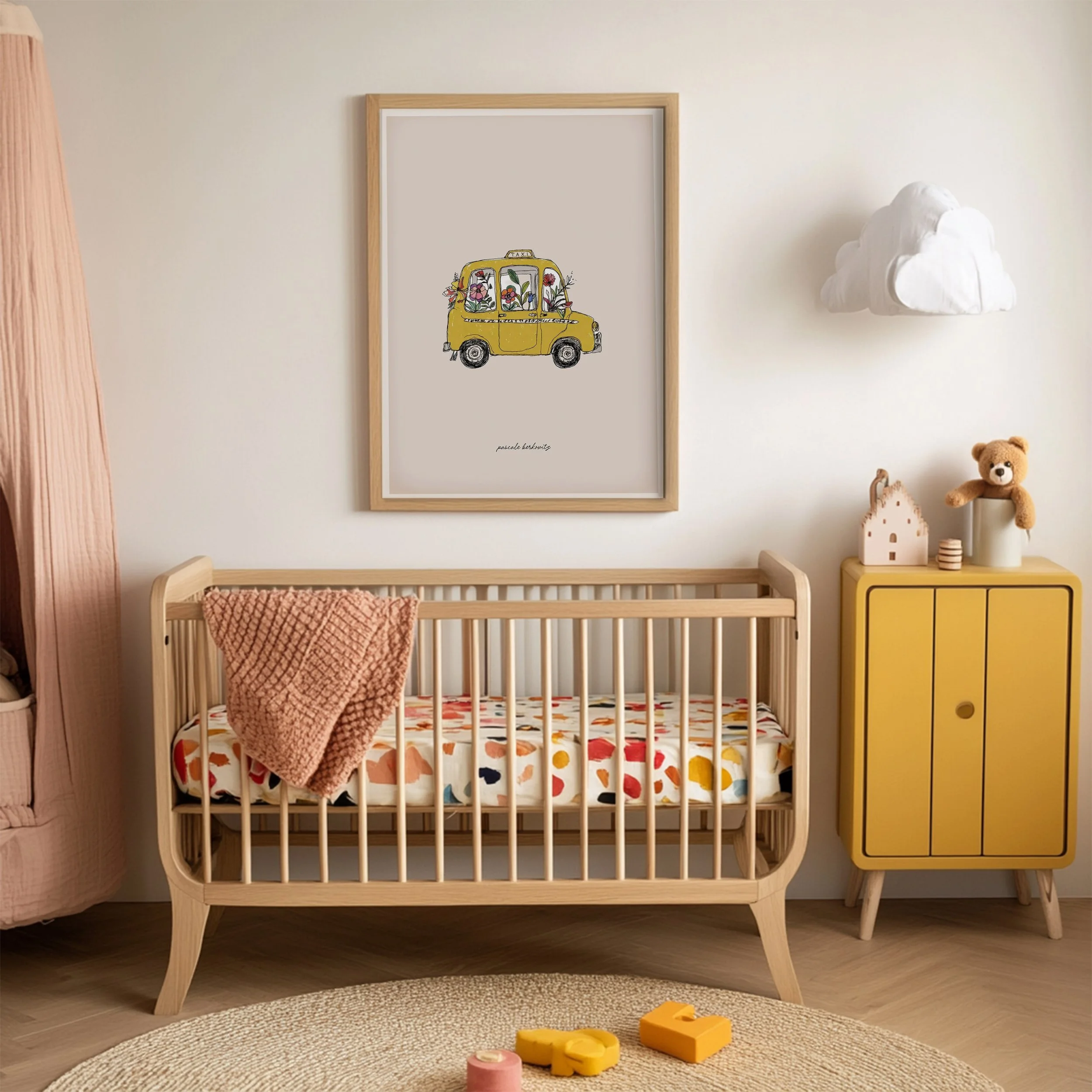 whimsical kids room art