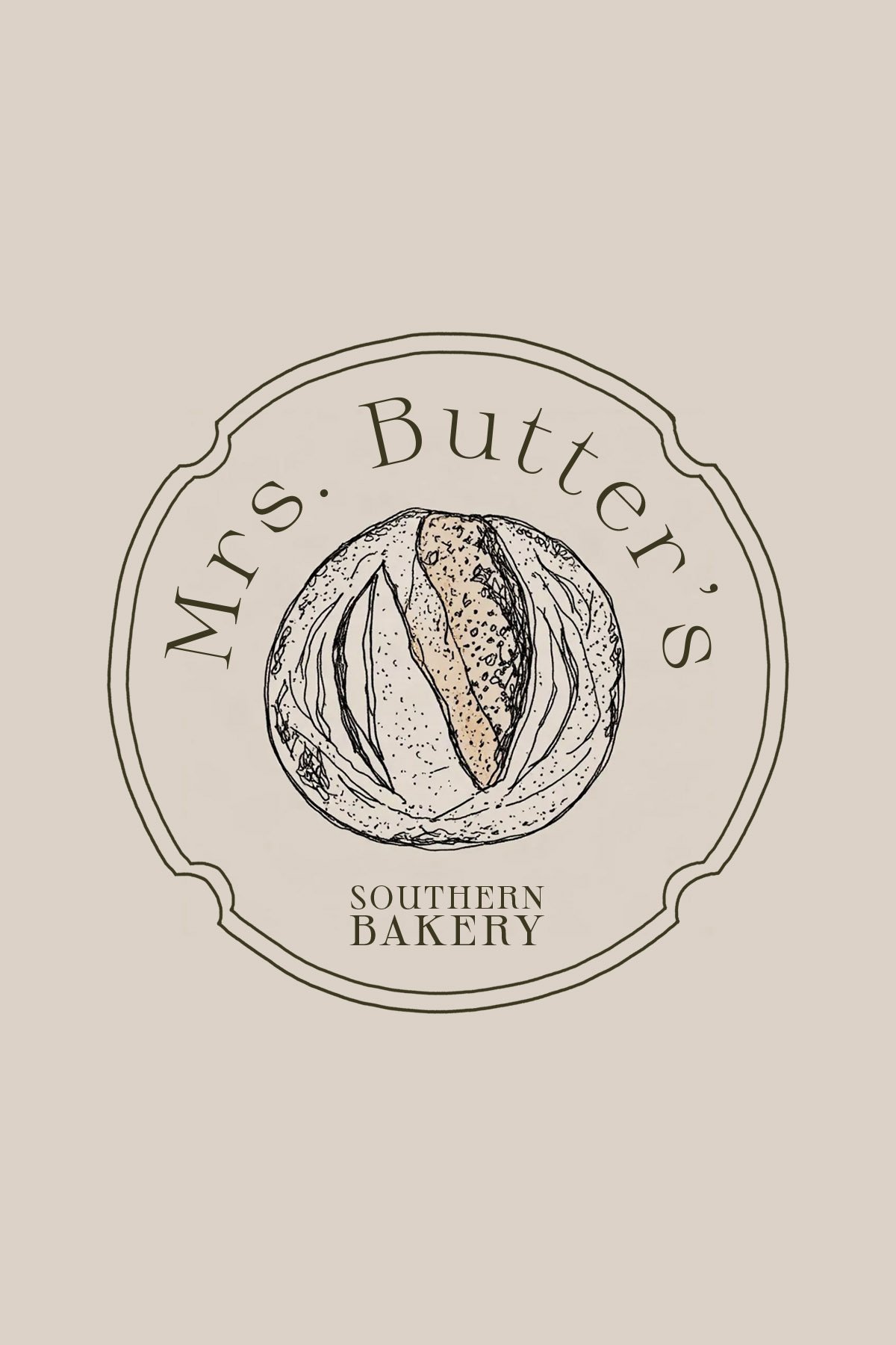 Custom bakery logo design