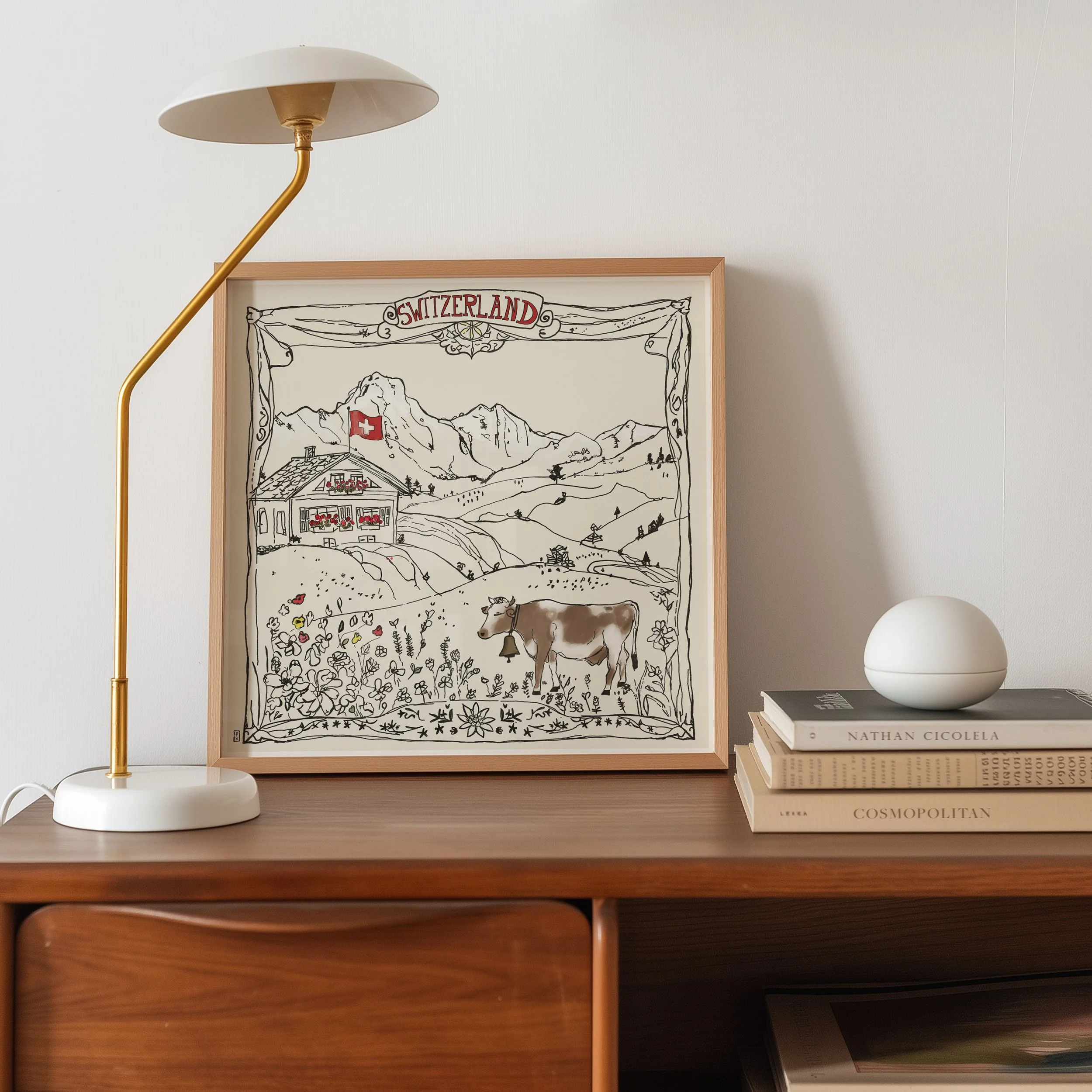 switzerland travel art