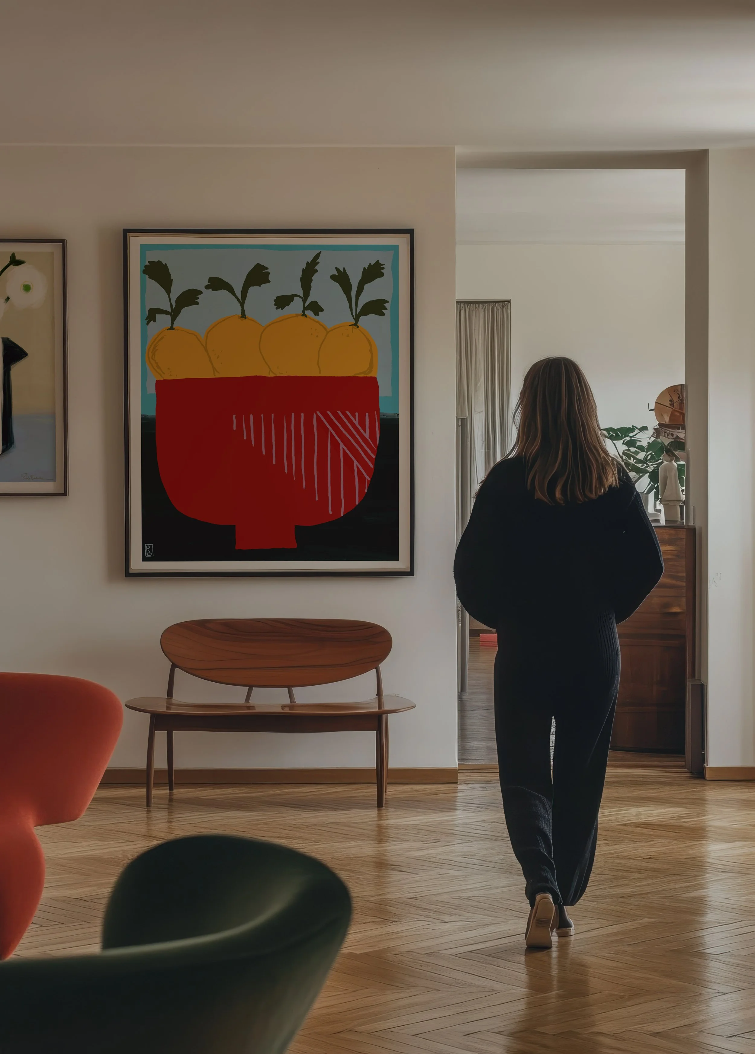 Food pictures for kitchen inspired by fresh lemons framed