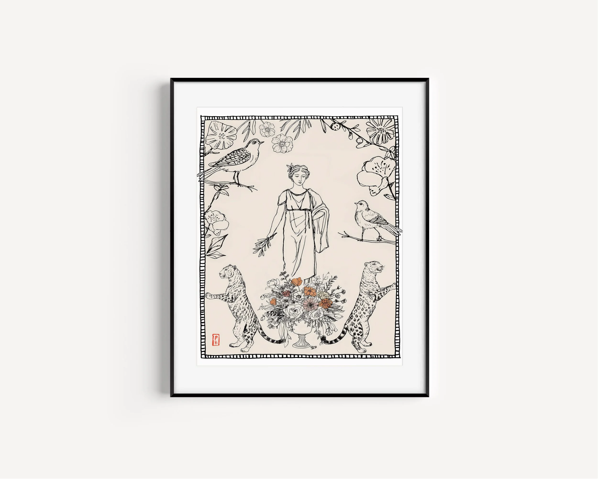 feminine art print