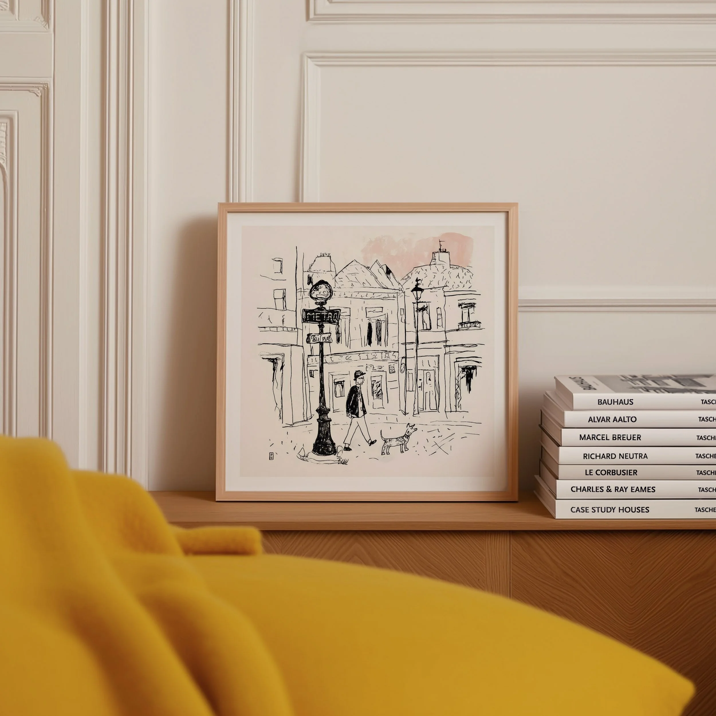 Paris art sketch