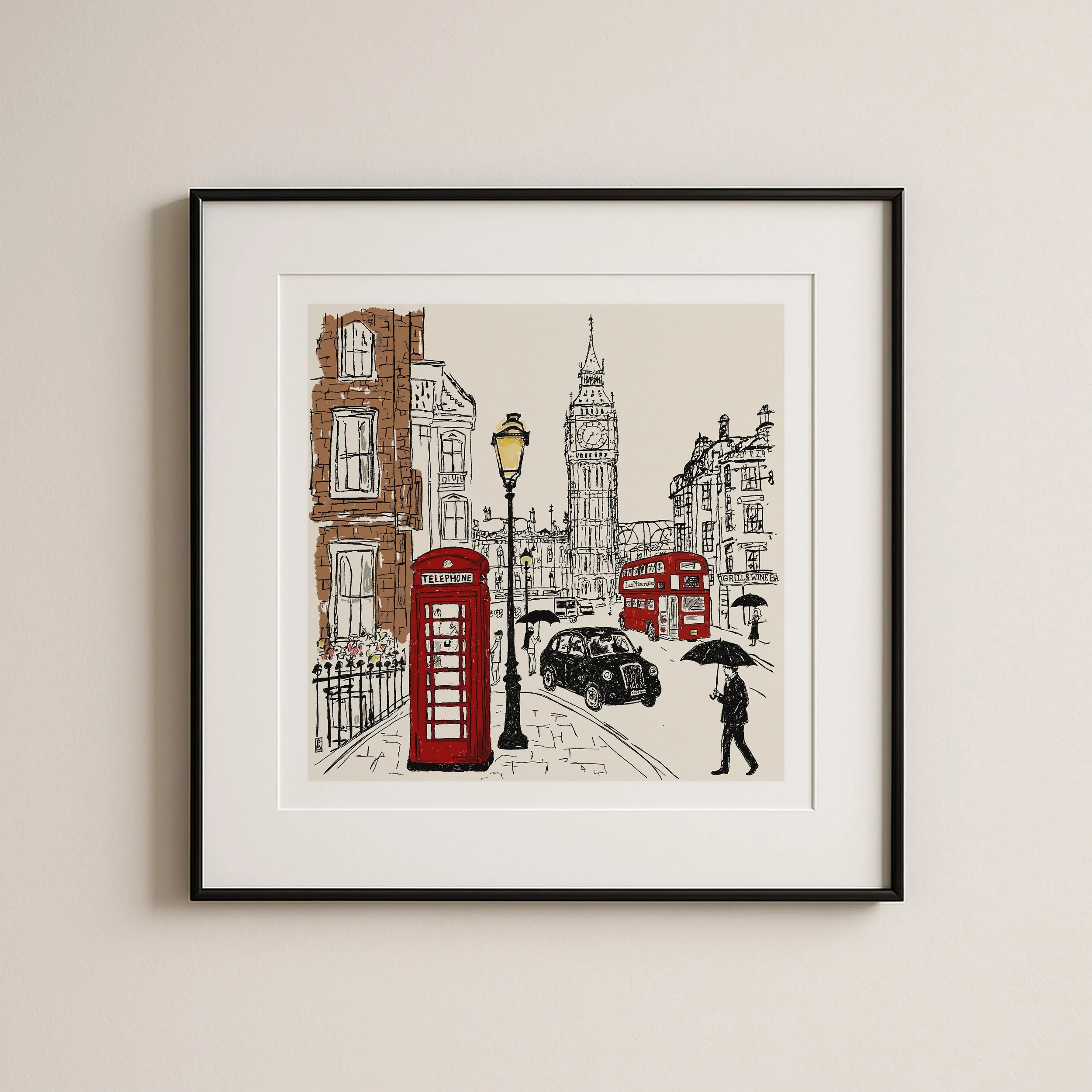 London art print