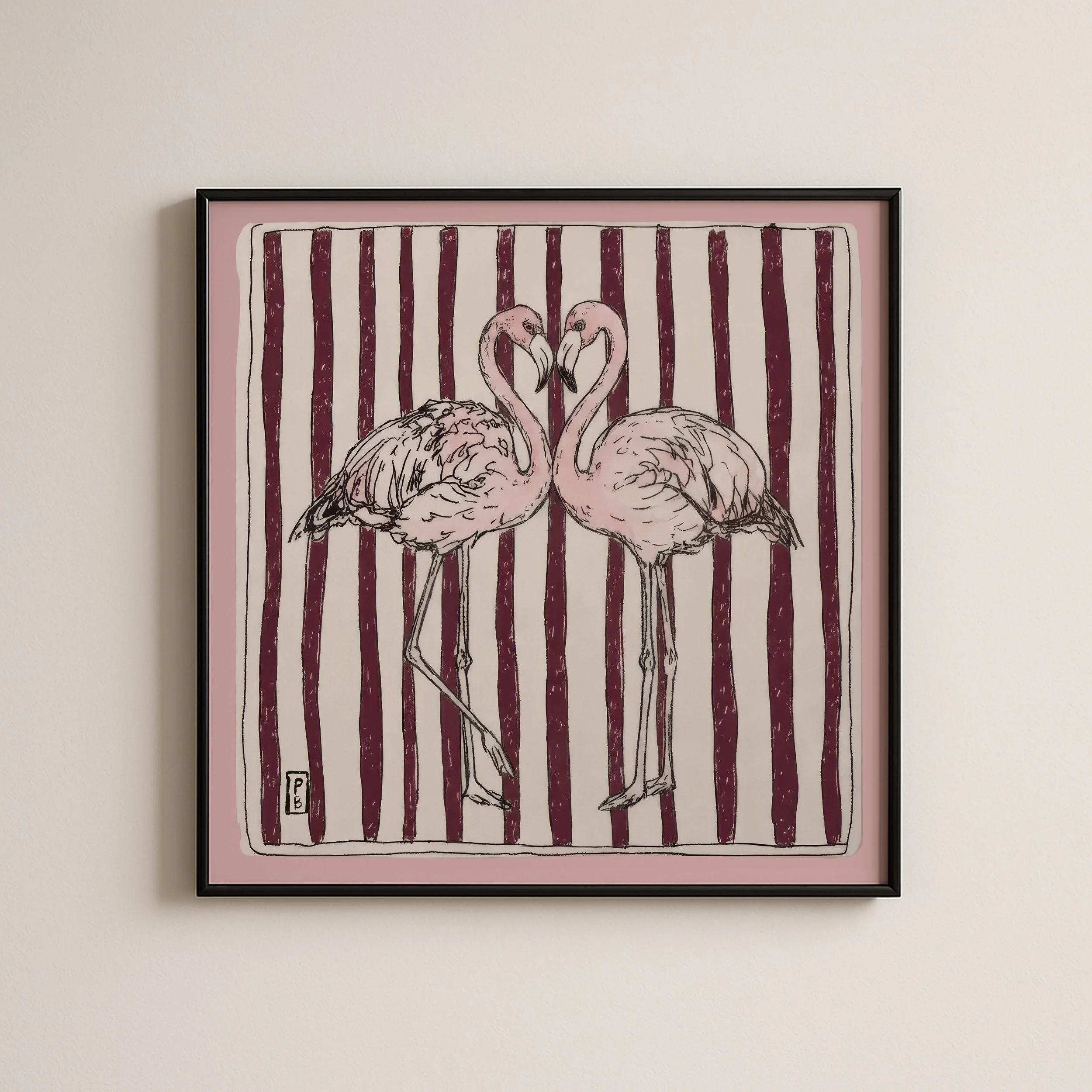 Flamingo Art Print