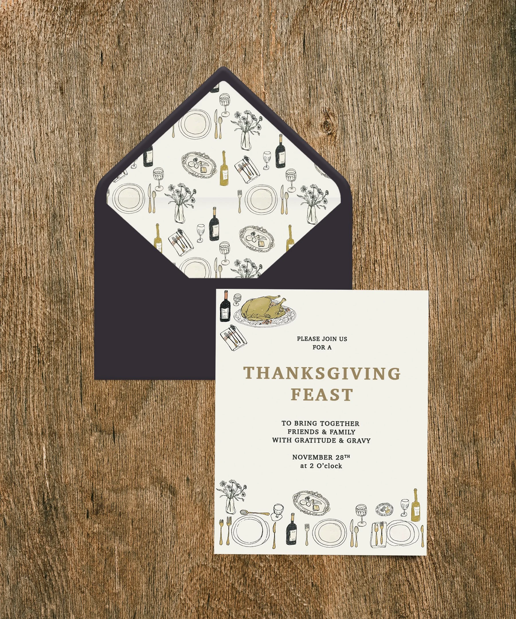 Thanksgiving Invitation