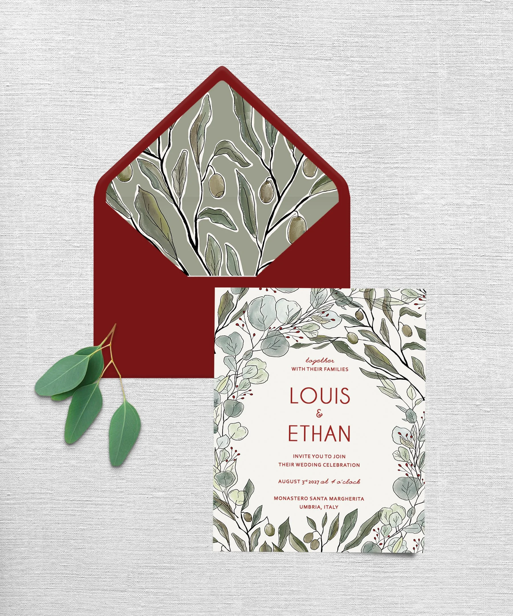 Italian Wedding Invitation