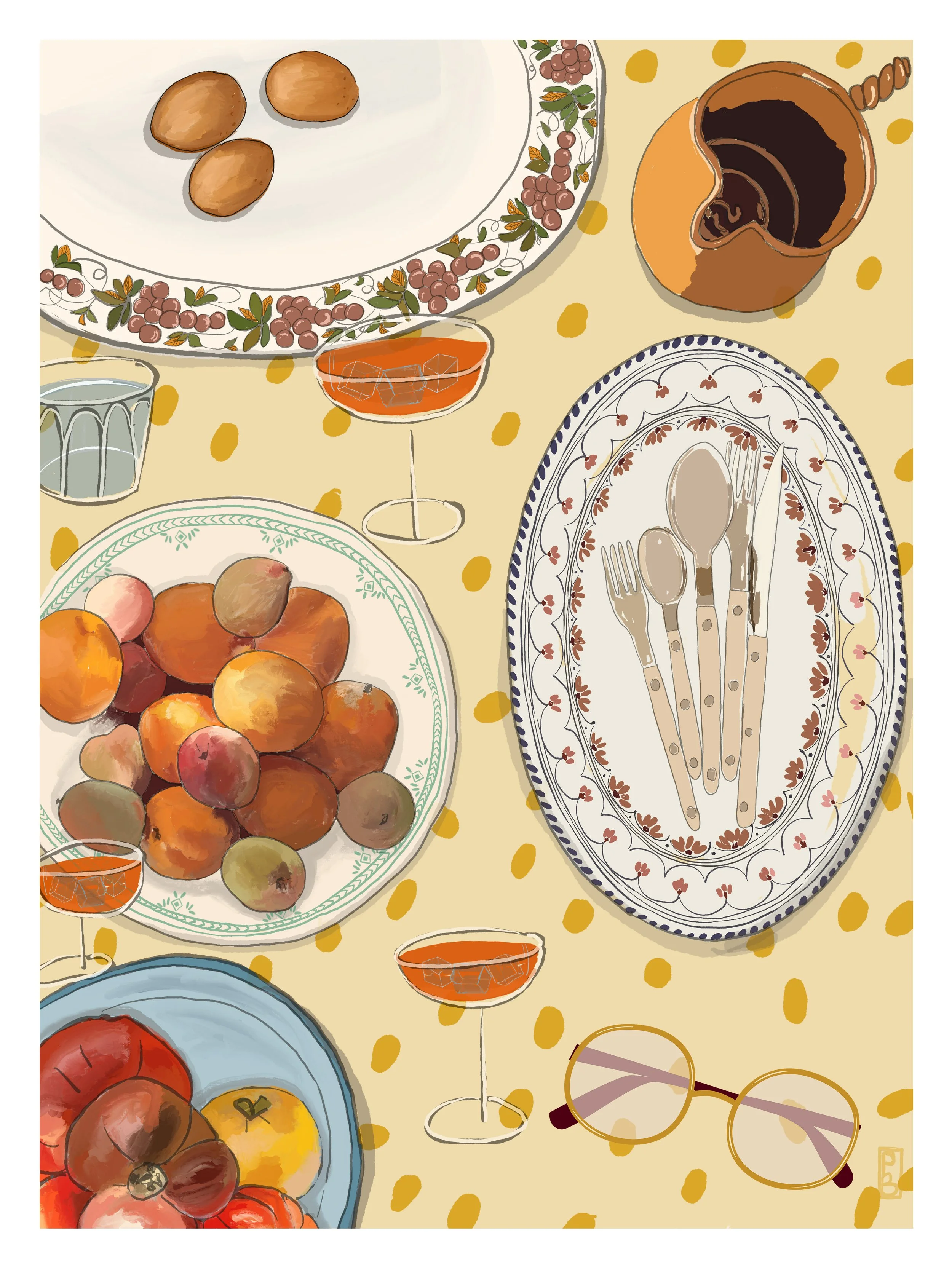 Food pictures for kitchen