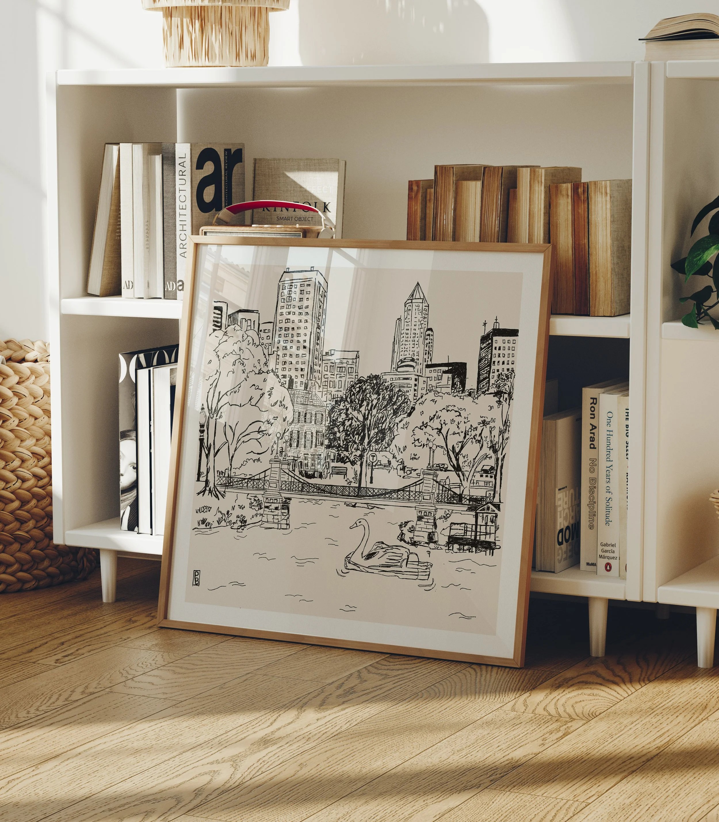 Boston art print