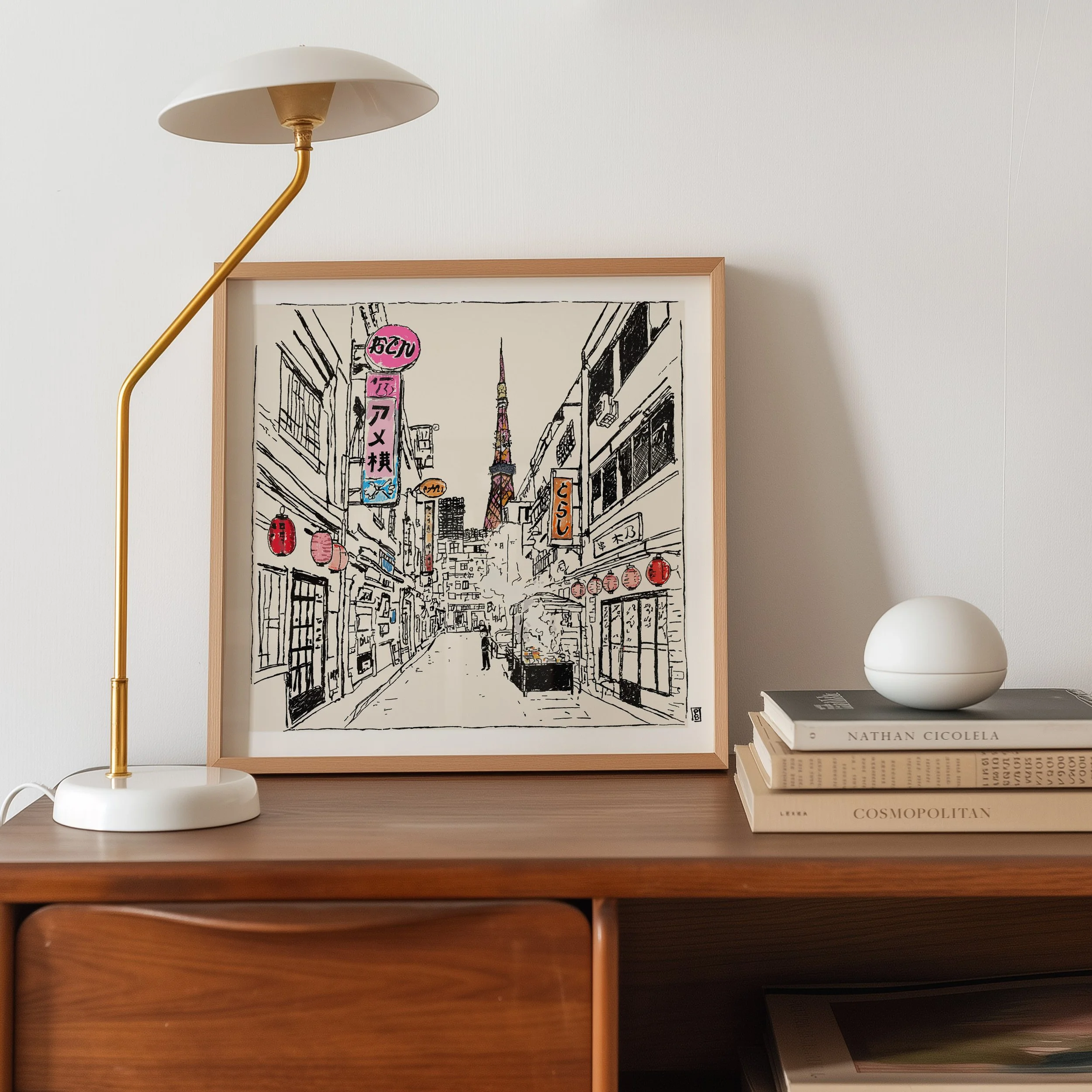 Tokyo art illustration