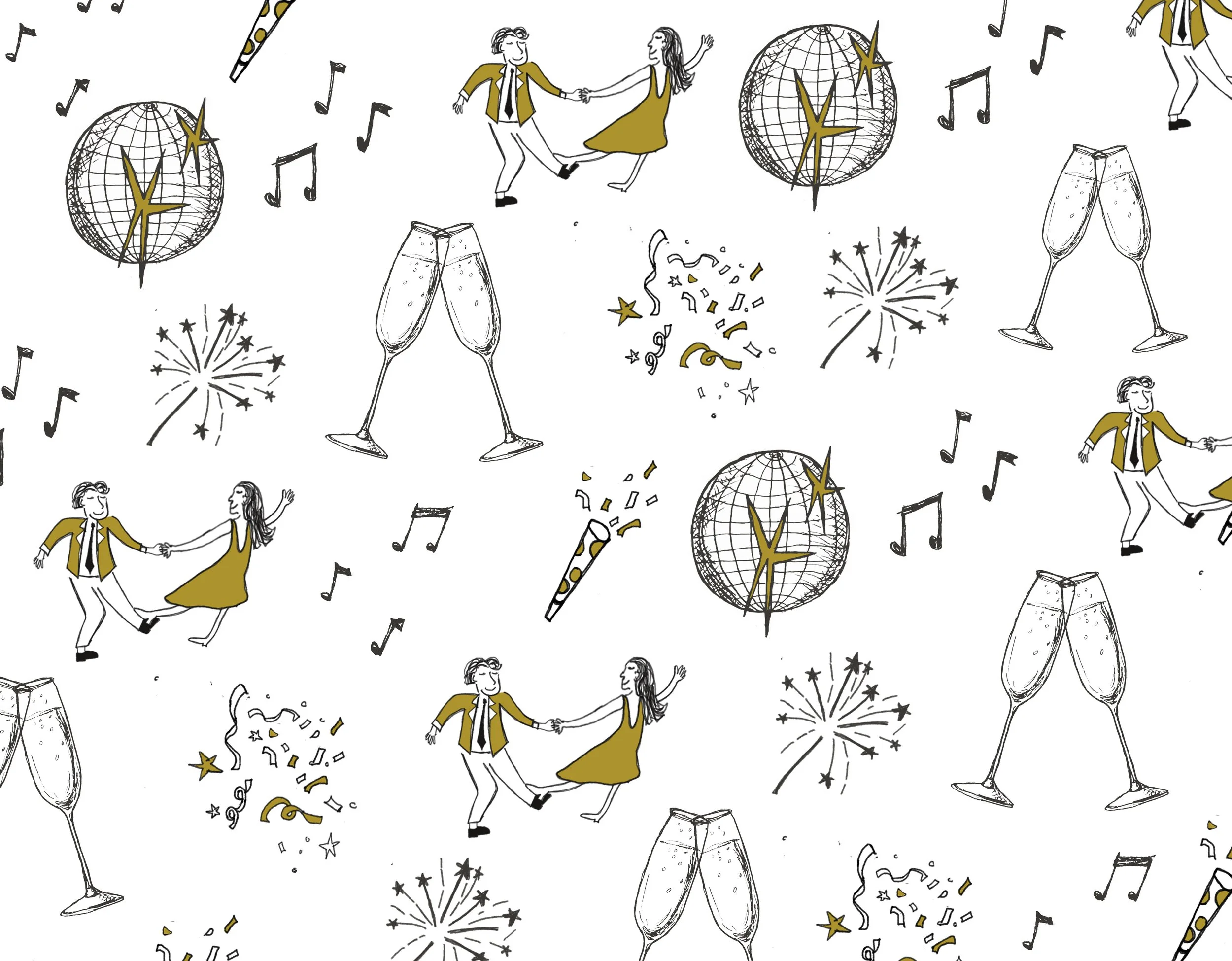 New Years Eve Pattern