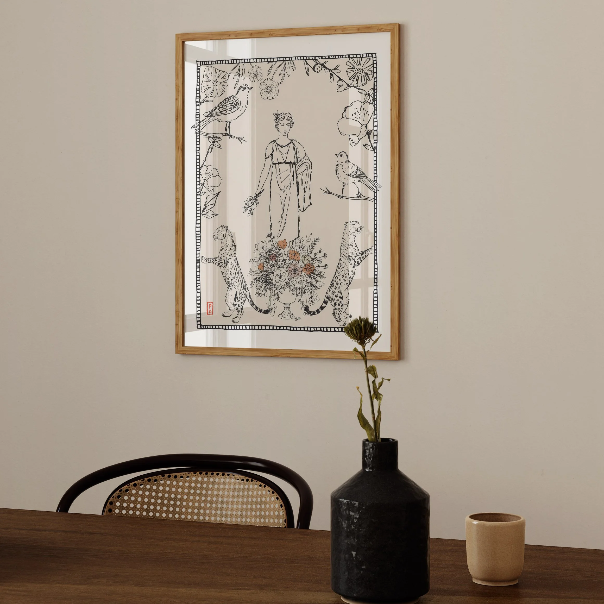 goddess wall art