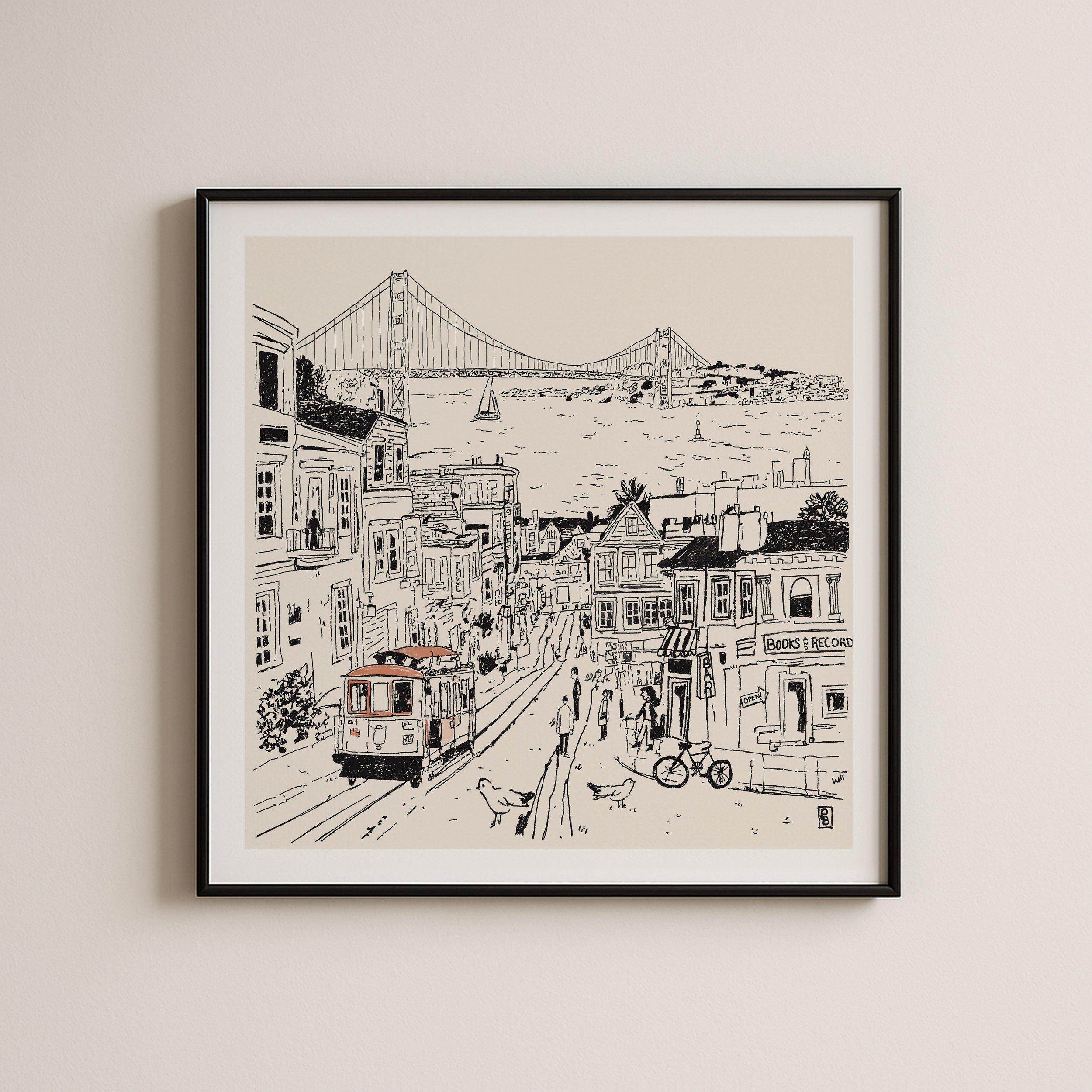 San Francisco travel art