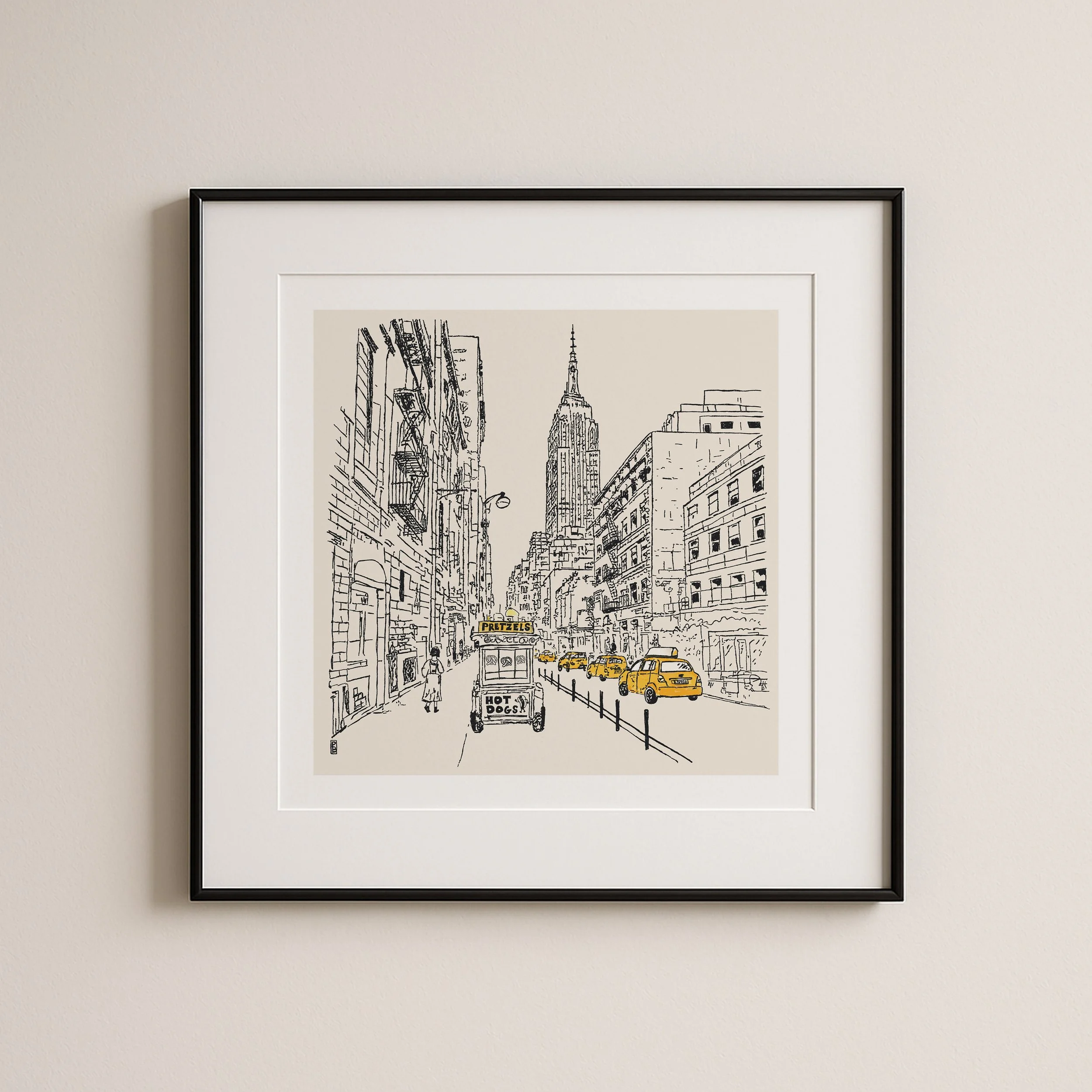 New York art print