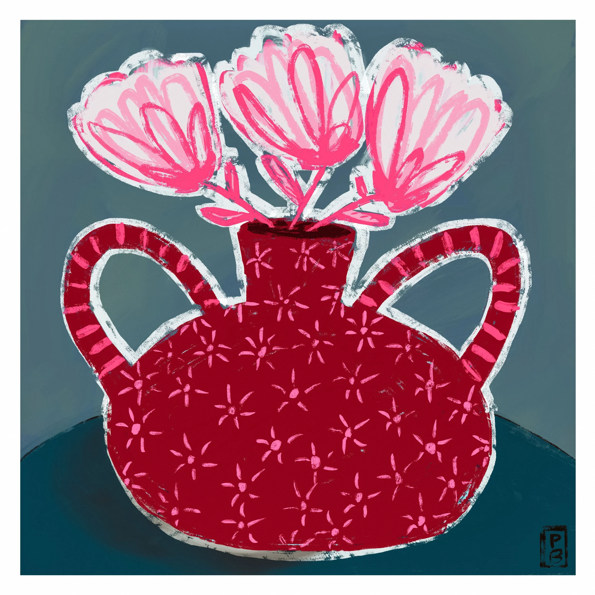 Floral wall decor