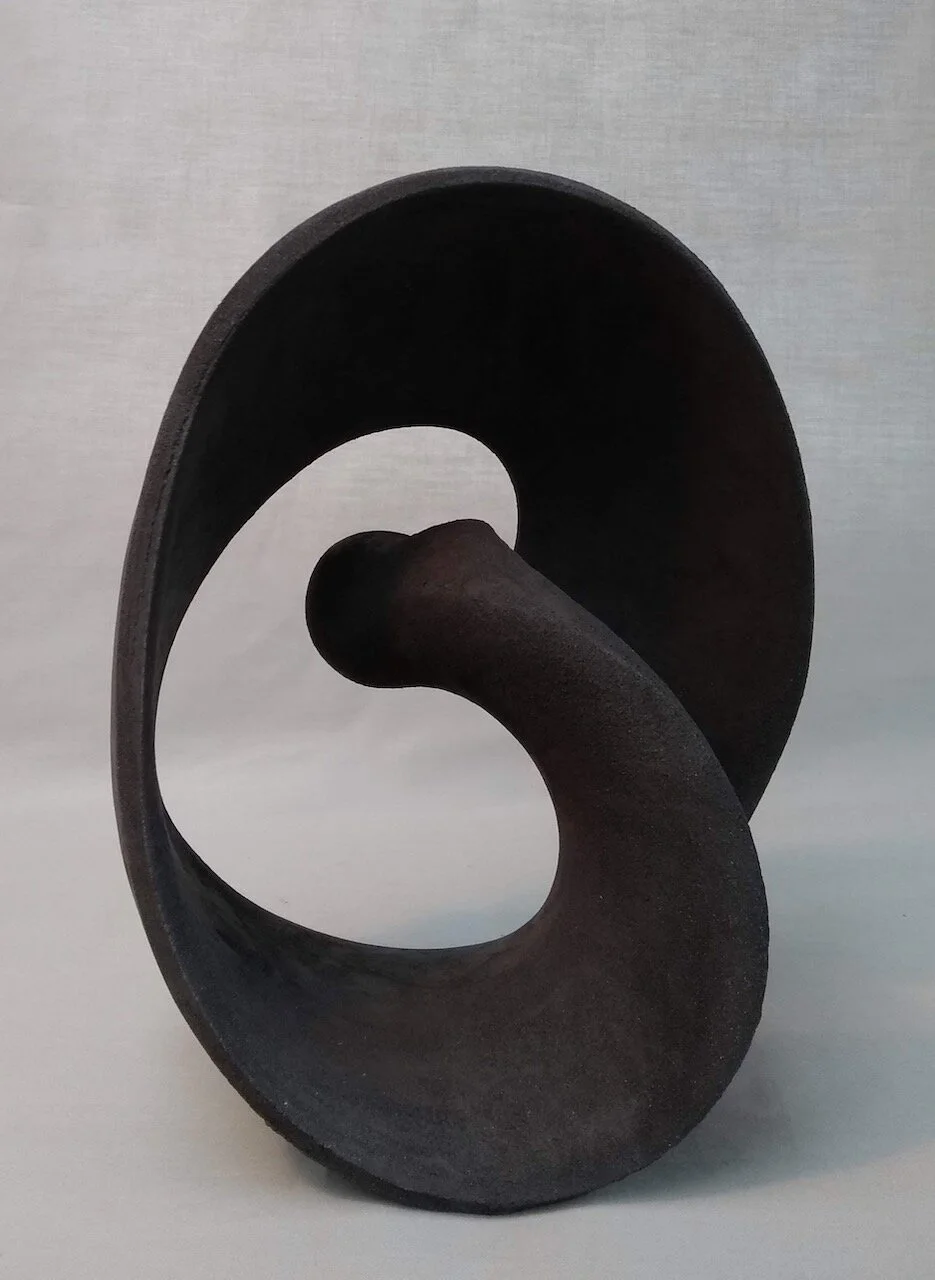 Möbius - 3 : £275 : 32 x 26 x 20 cm
( Fired clay )