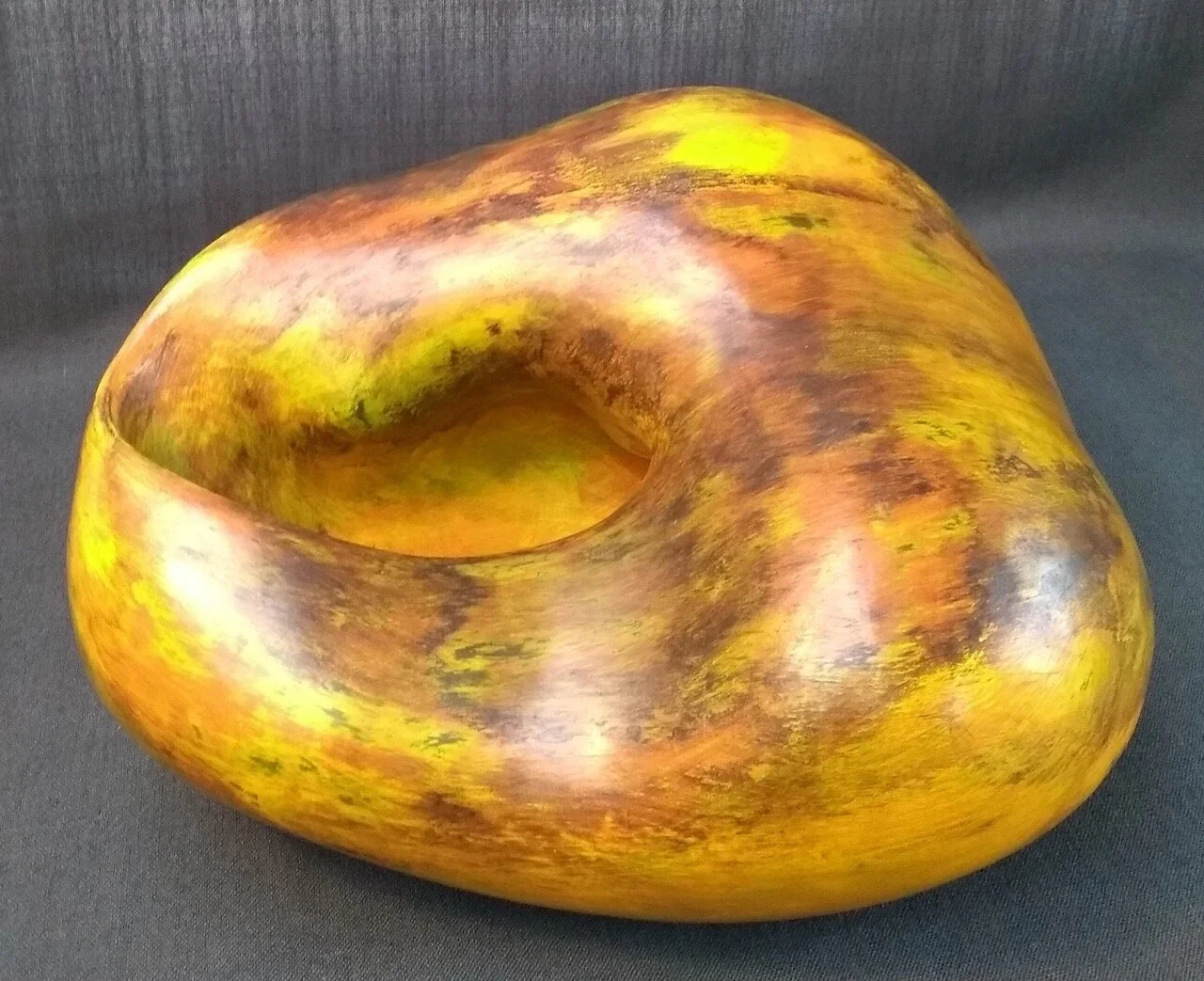 Sculpted Landscape : £785 : 46 x 27 x 16 cm
( Fired clay, engobe, acrylic paint )