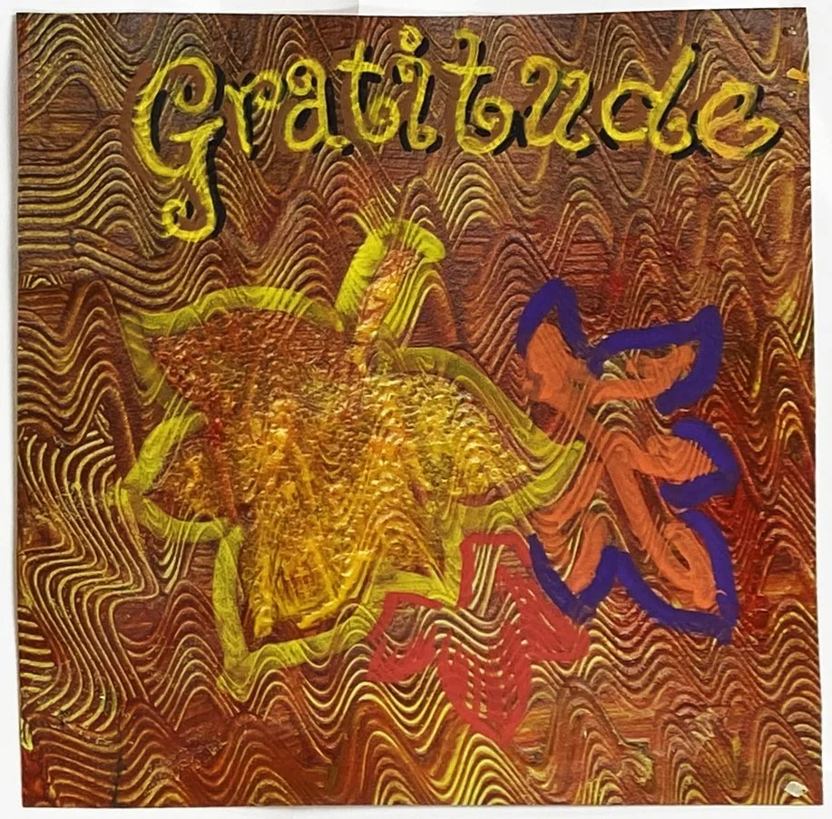 Painting Leaves of Gratitude