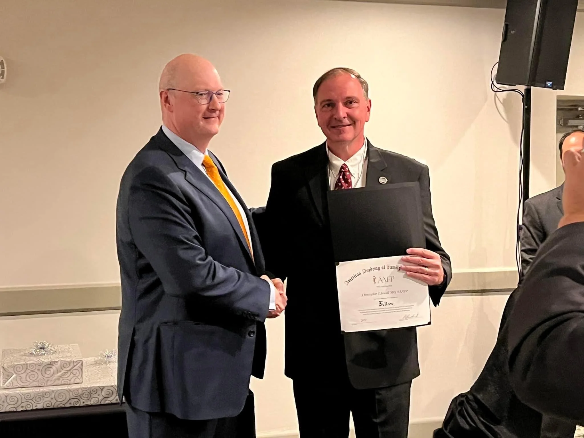 Dr. Sewell was awarded Fellow of The American Academy of Physicians. 