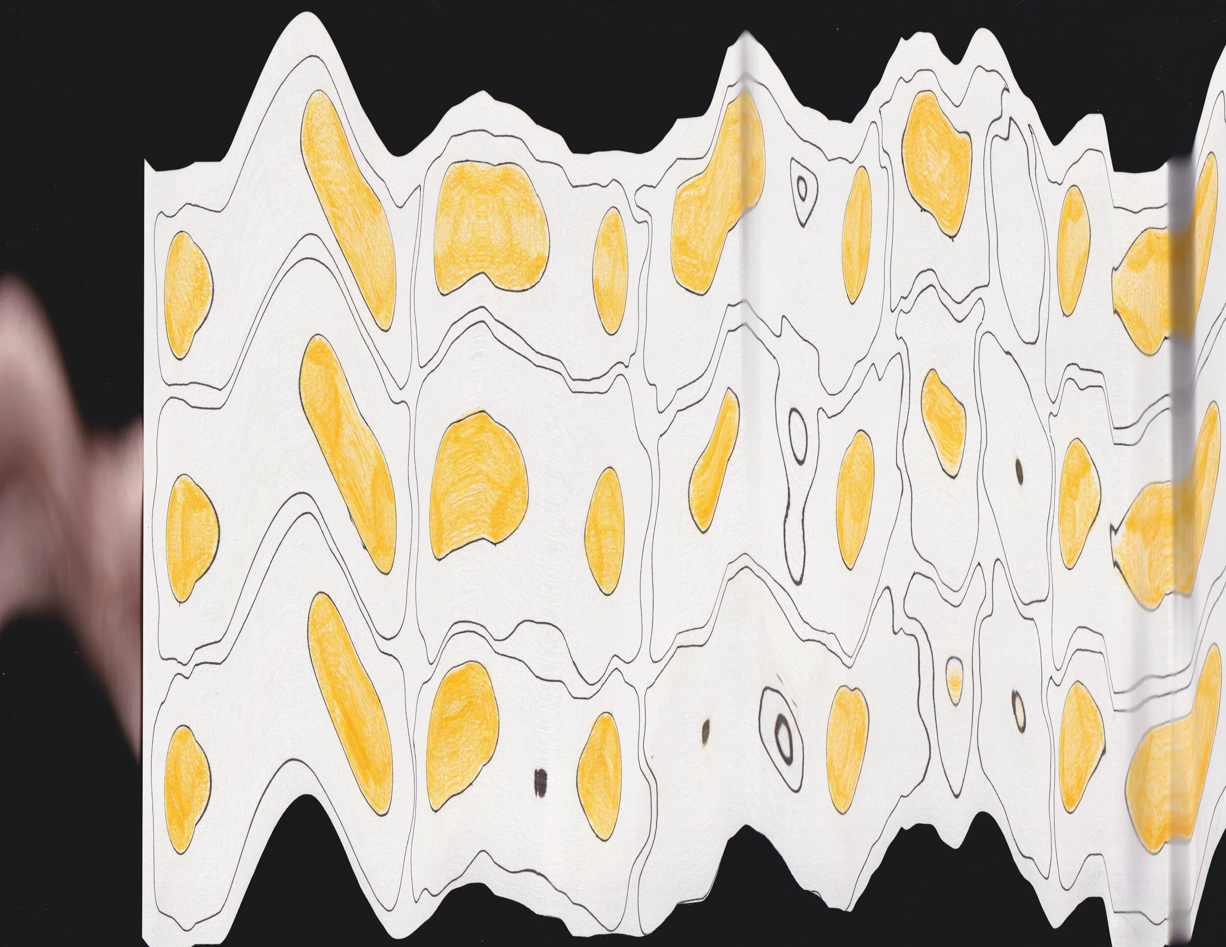 Making New Images Out Of Old Drawings Using A Scanner & The Movement Of My Hand