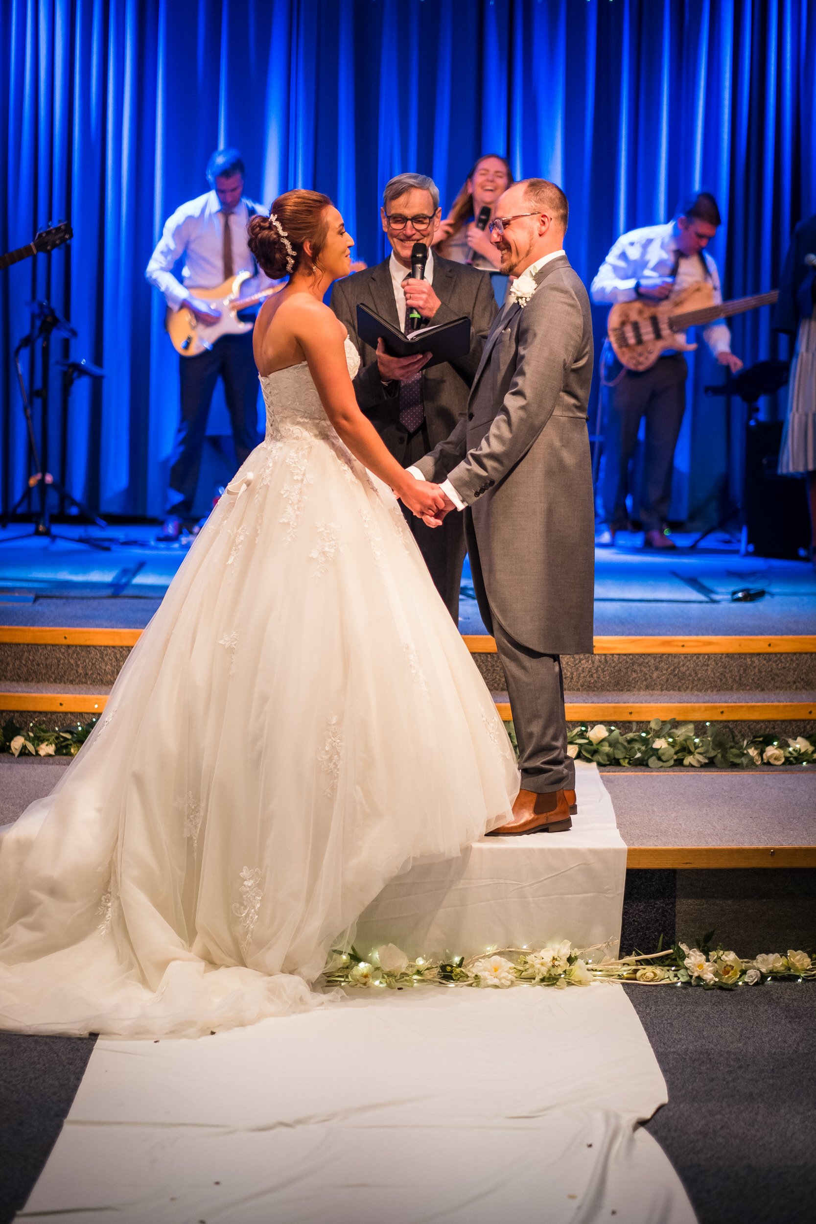Bride and groom saying their vows | taylor wedding | wedding photography glasgow.jpg