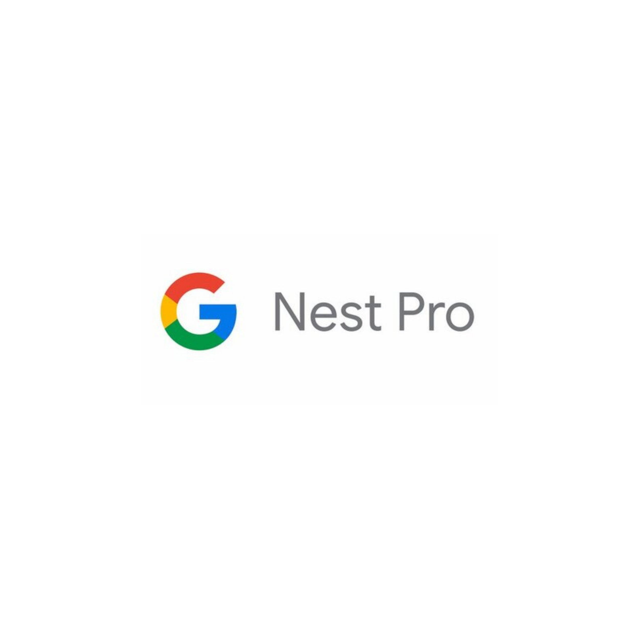 Google logo with the words 'Nest Pro' on a white background.
