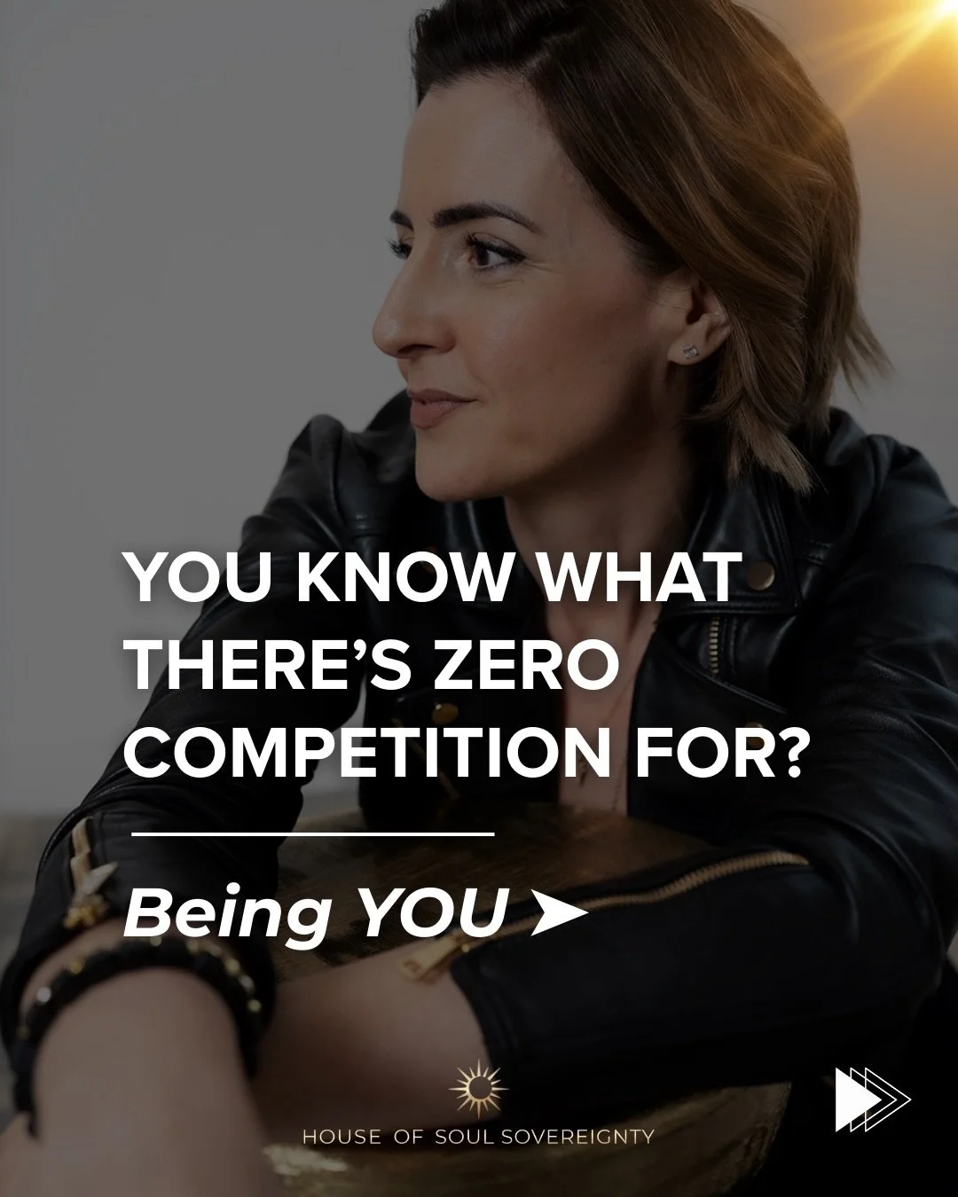 Nobody can be you like YOU. Nobody can do you like YOU.

You are a one-off. A true Category of One ⚡️

This is your mission. This is your purpose. This is your power.

🔗 Link in bio to explore ways we can co-create 🖤

With peace, presence + power,
