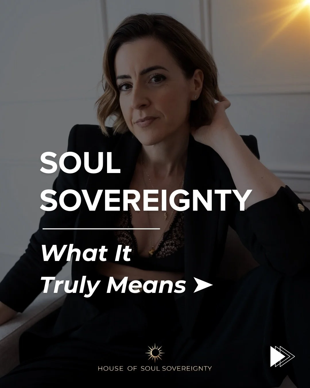 Soul Sovereignty isn&rsquo;t something you build.

It&rsquo;s what remains when you stop abandoning your Soul Truth 👑

If this resonates, I invite you into House of Soul Sovereignty:

Link in bio to explore more on the website ⚡️

With peace, presen