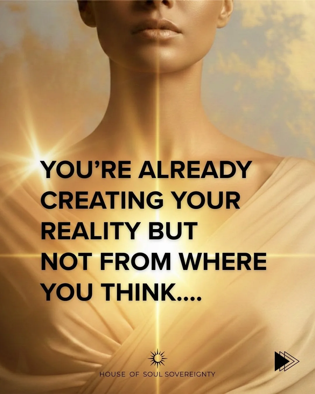 You&rsquo;re always creating your reality, just not from where you think⚡️

Because it&rsquo;s not your actions creating your life, it&rsquo;s the frequency behind them.

And when you look to your external world for confirmation, you unknowingly anch