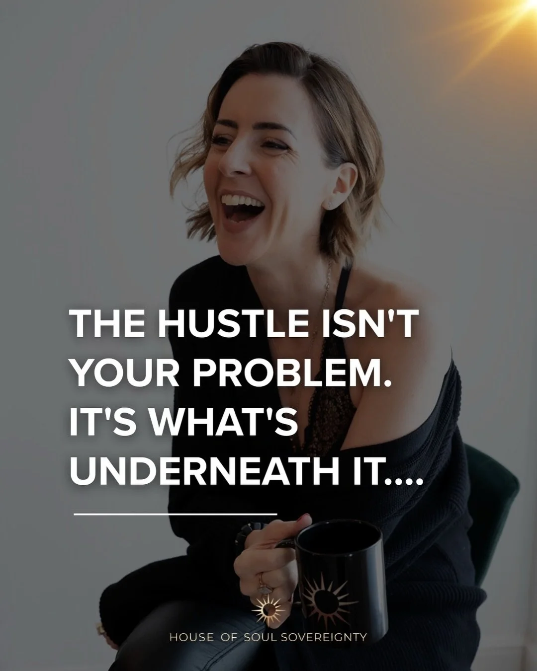 You&rsquo;re not hustling because you LOVE the hustle.

You&rsquo;re hustling because somewhere along the way, you stopped feeling safe to receive 💫

It happens so gradually that you don&rsquo;t even notice it happening. 

You carry more than your s