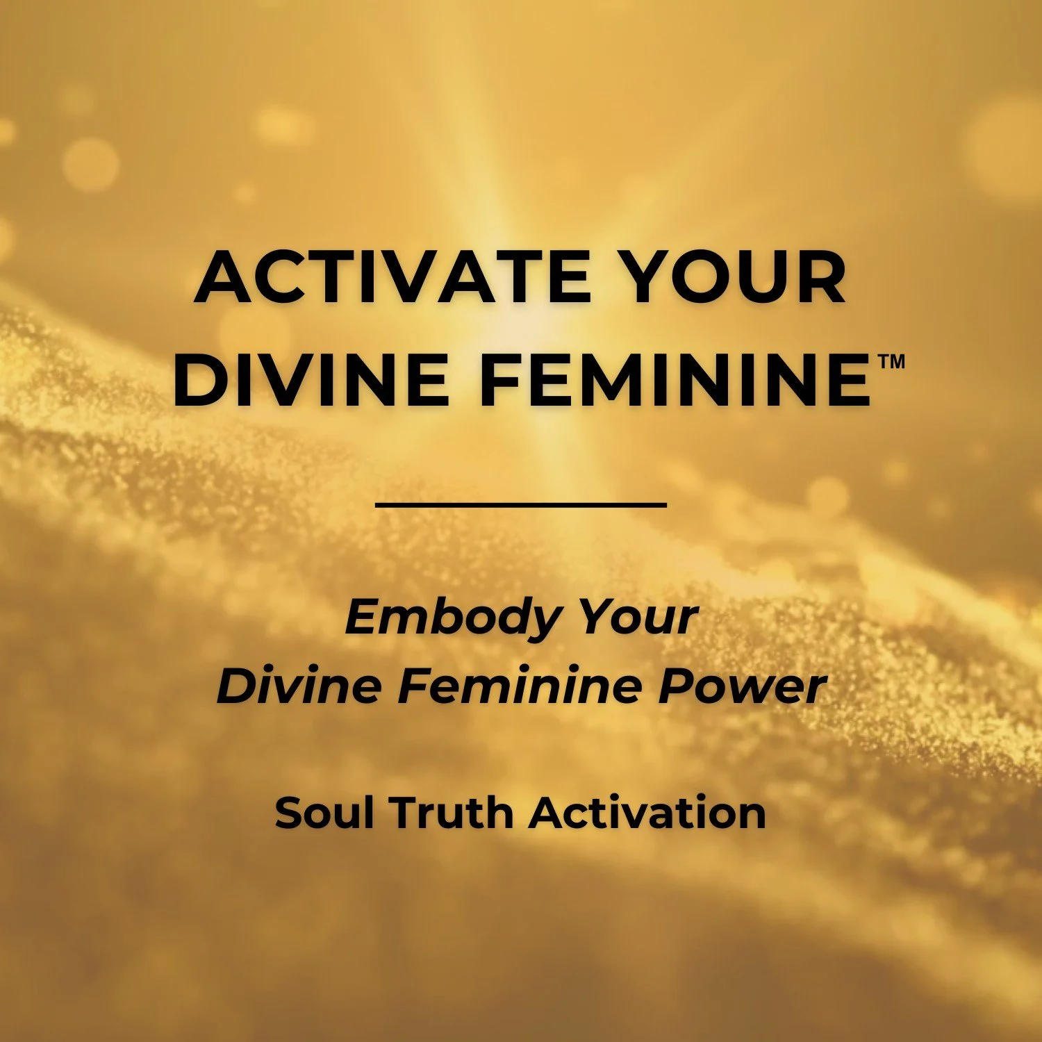 activate your divine feminine graphic