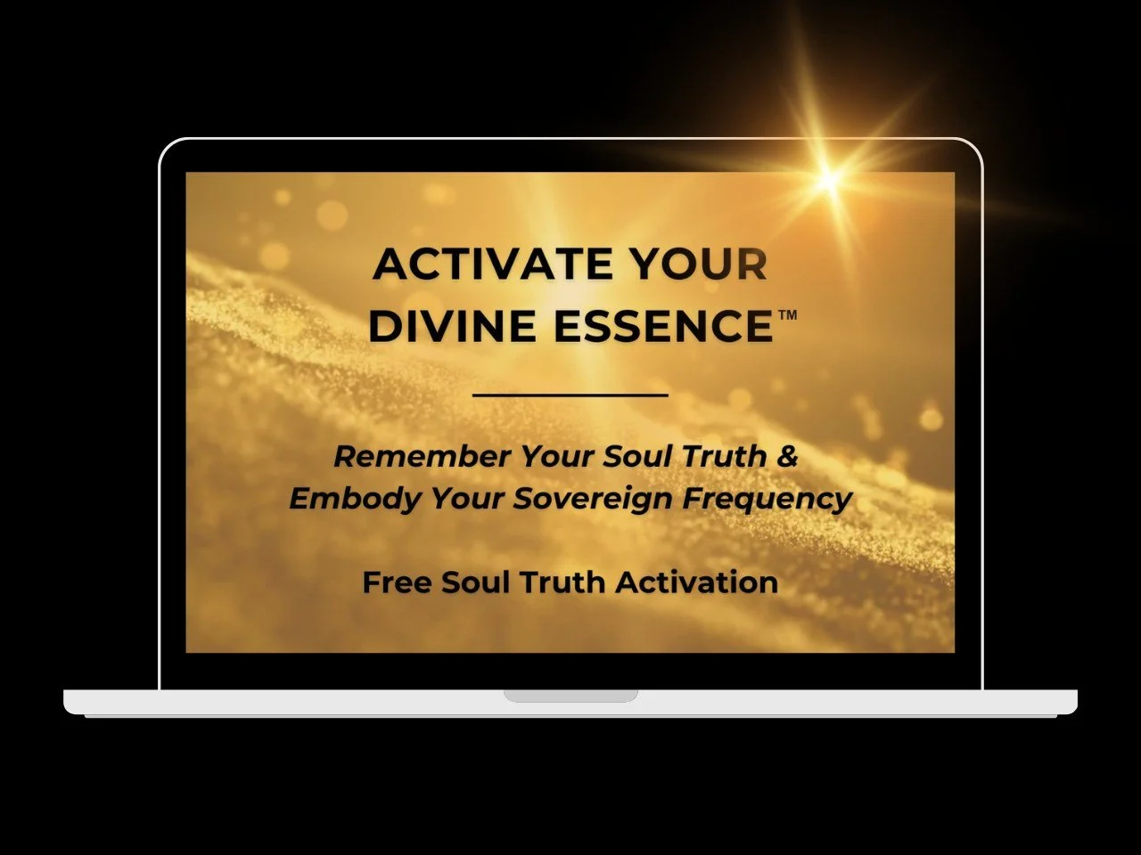 activate your divine essence on a laptop