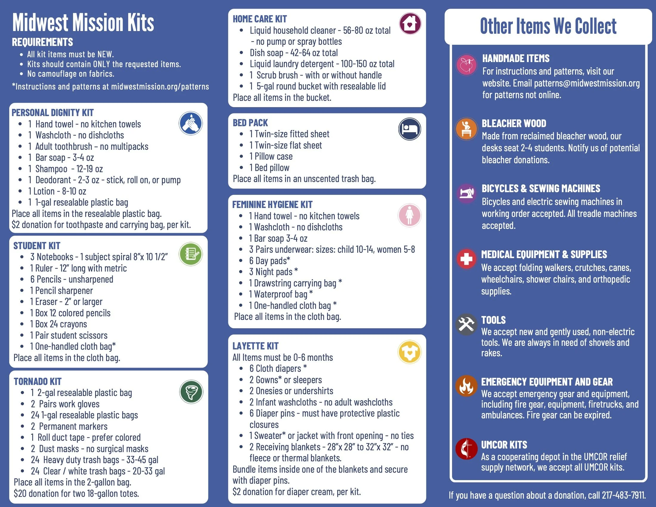 Disaster Relief Supplies Collection — Living Spirit